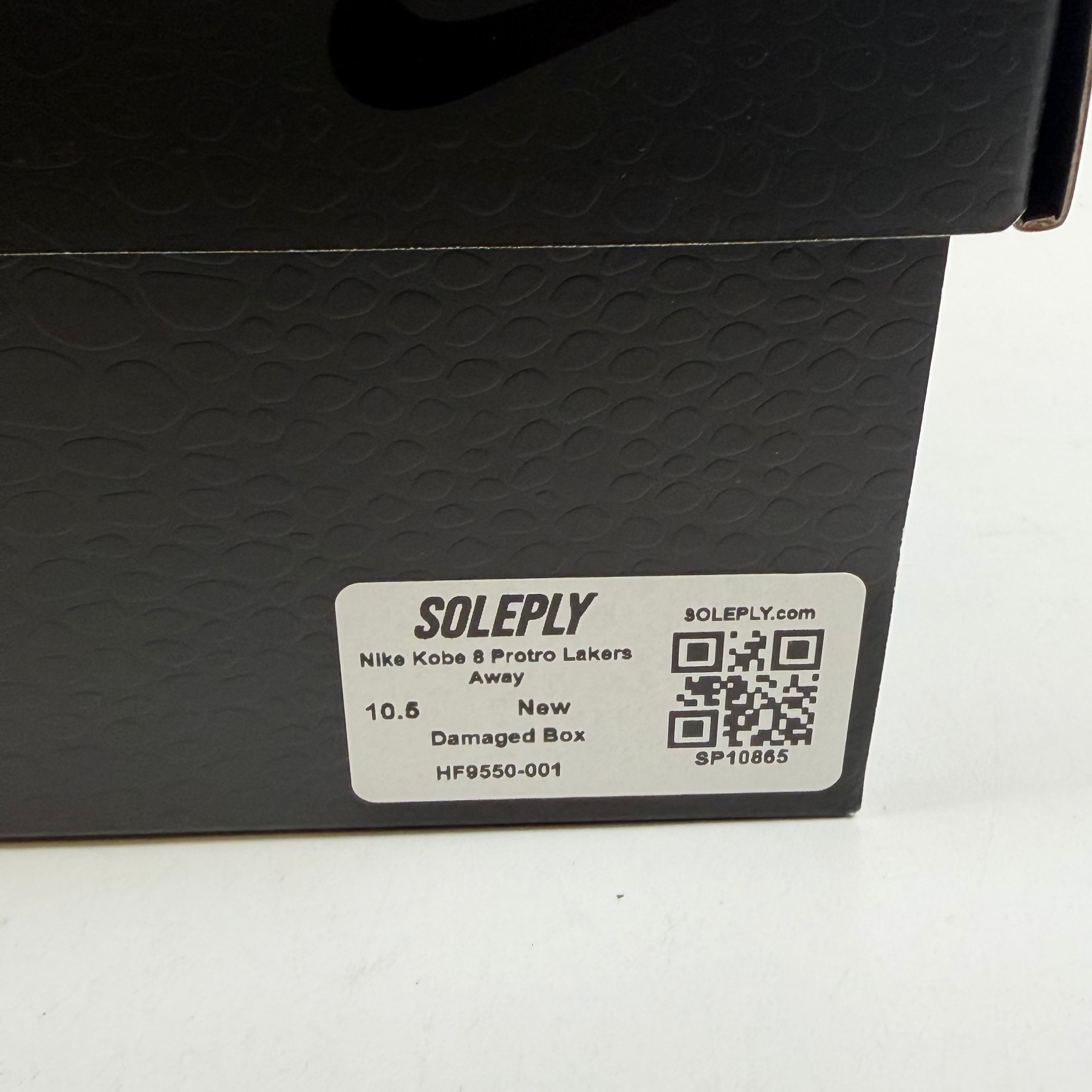 SP10865 Nike Kobe 8 Protro Lakers Away