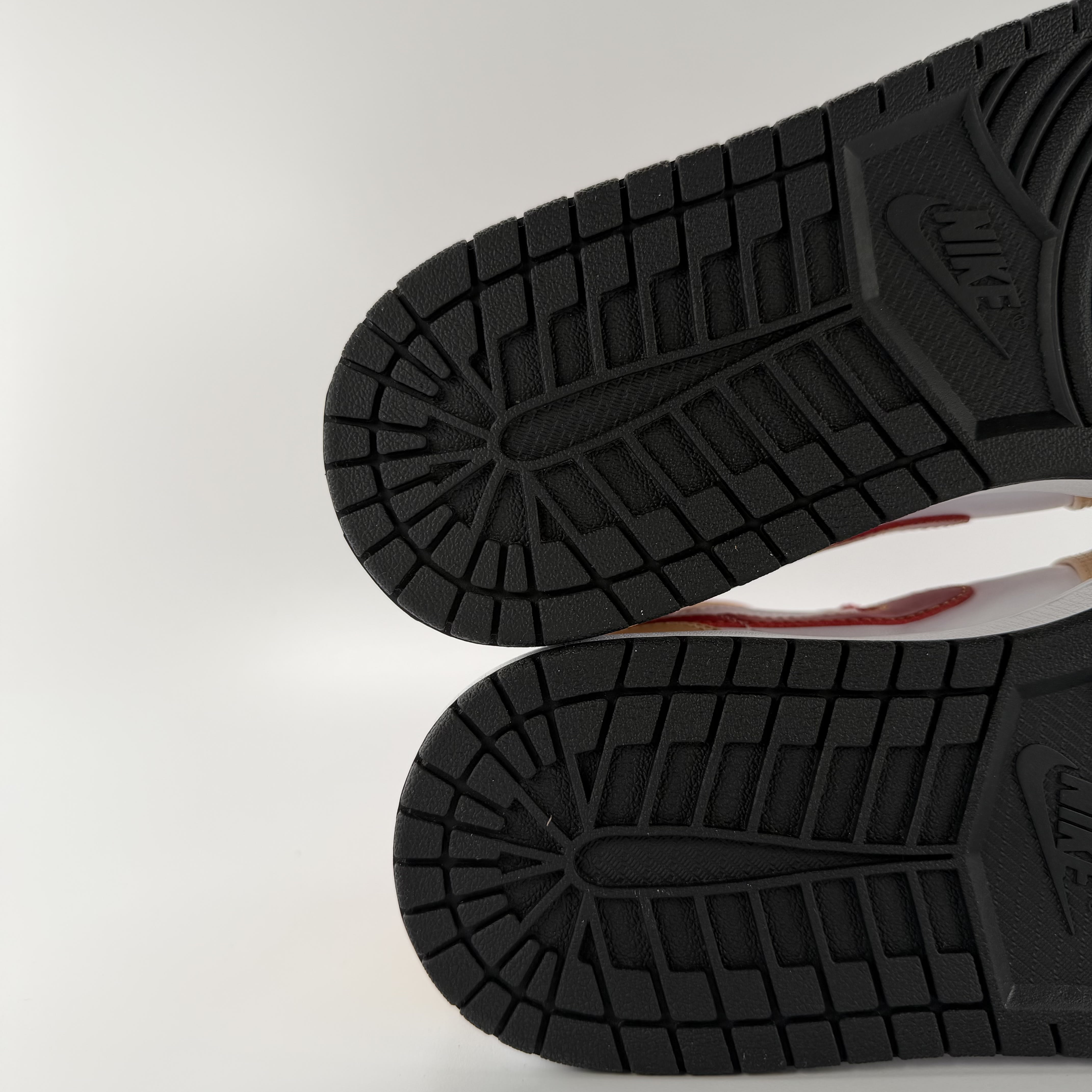 519731 Jordan 1 Mid Light Curry Cardinal