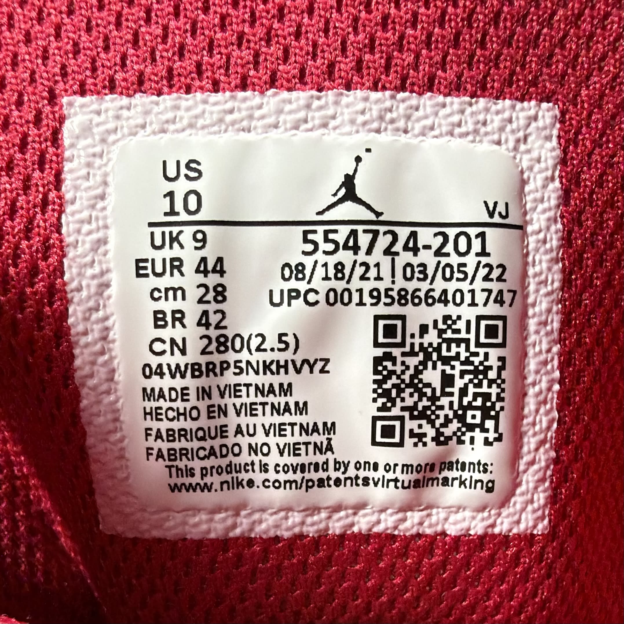 519731 Jordan 1 Mid Light Curry Cardinal