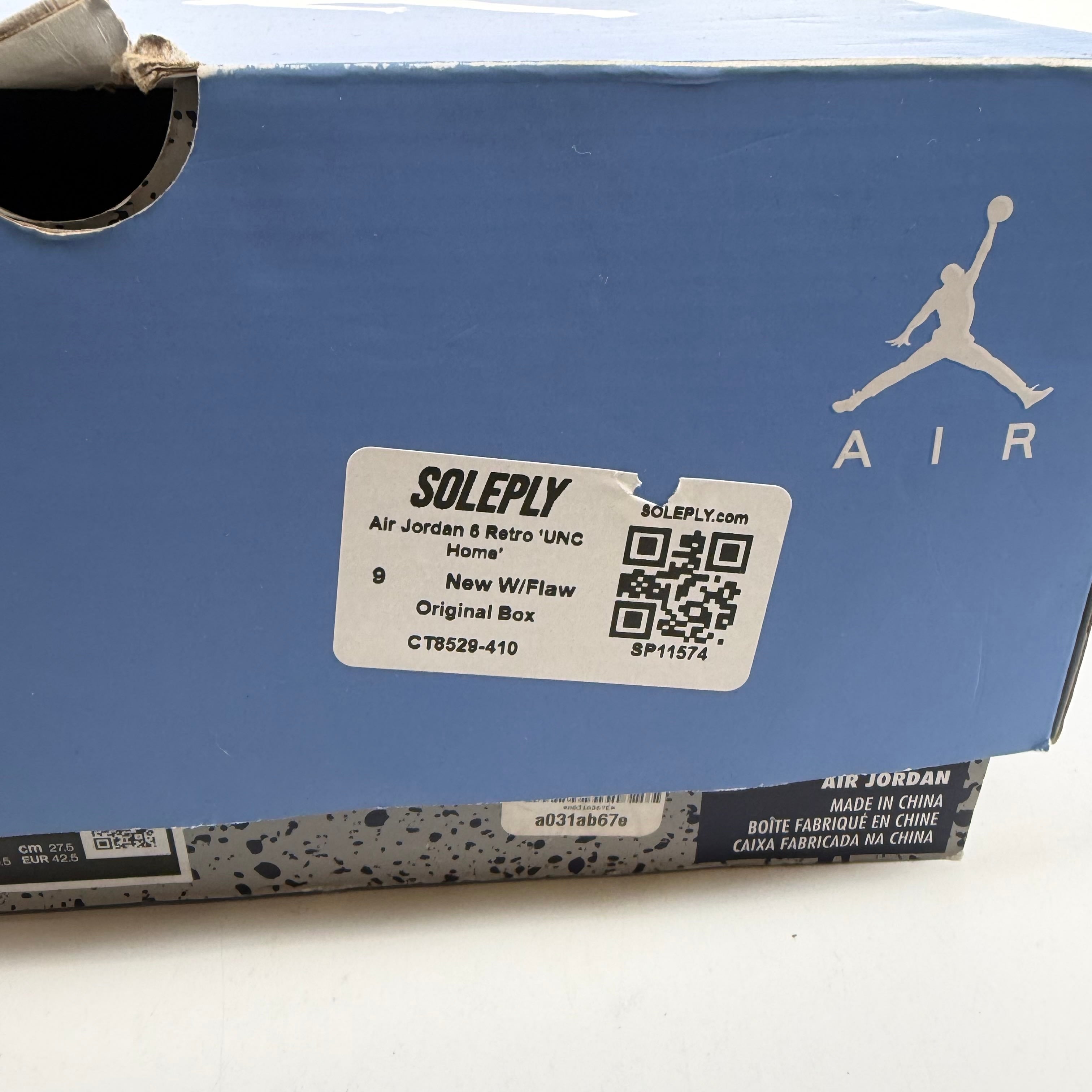 [SP11574] Air Jordan 6 Retro 'UNC Home'