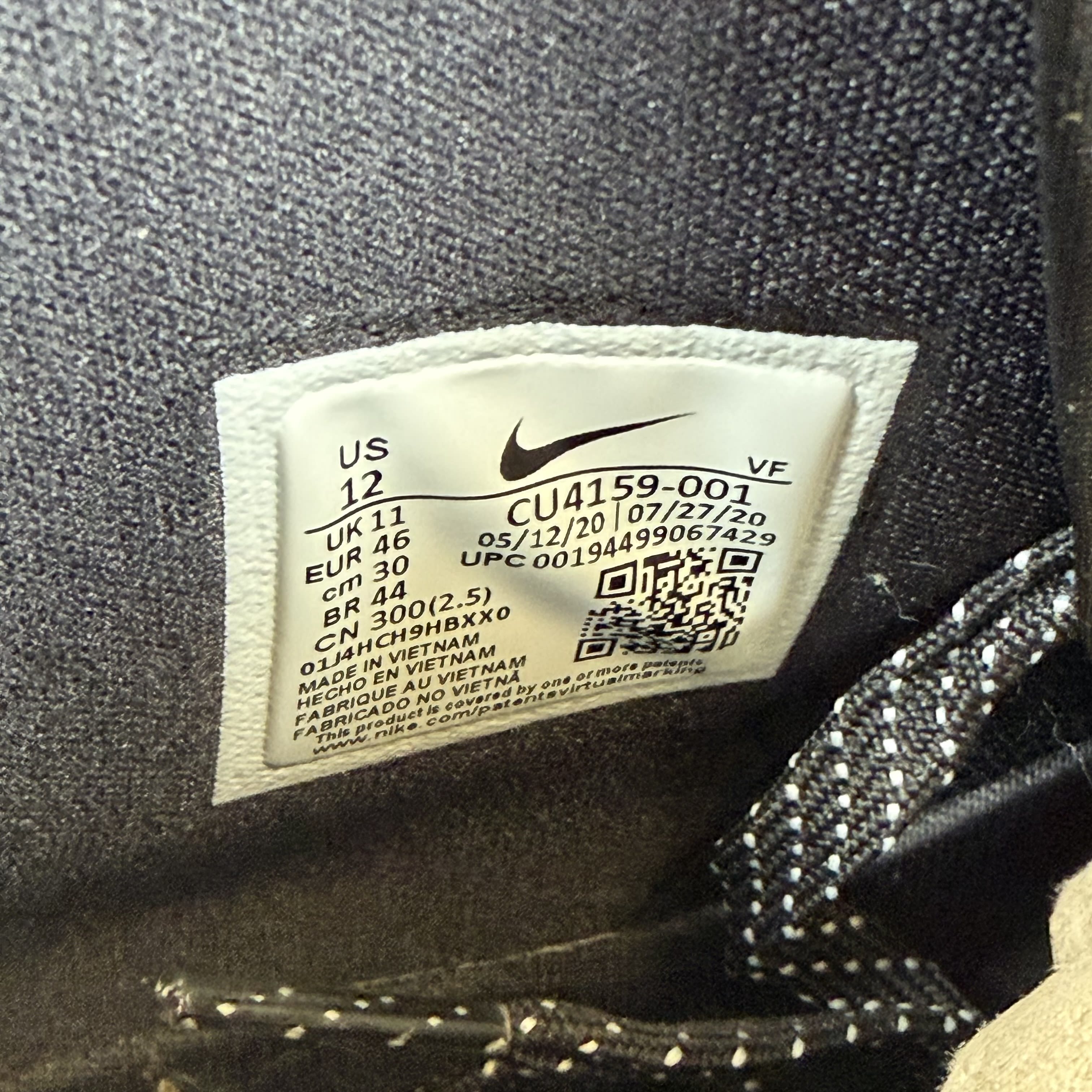 SP9502 3M x Nike Air Force 1 High 'Black'
