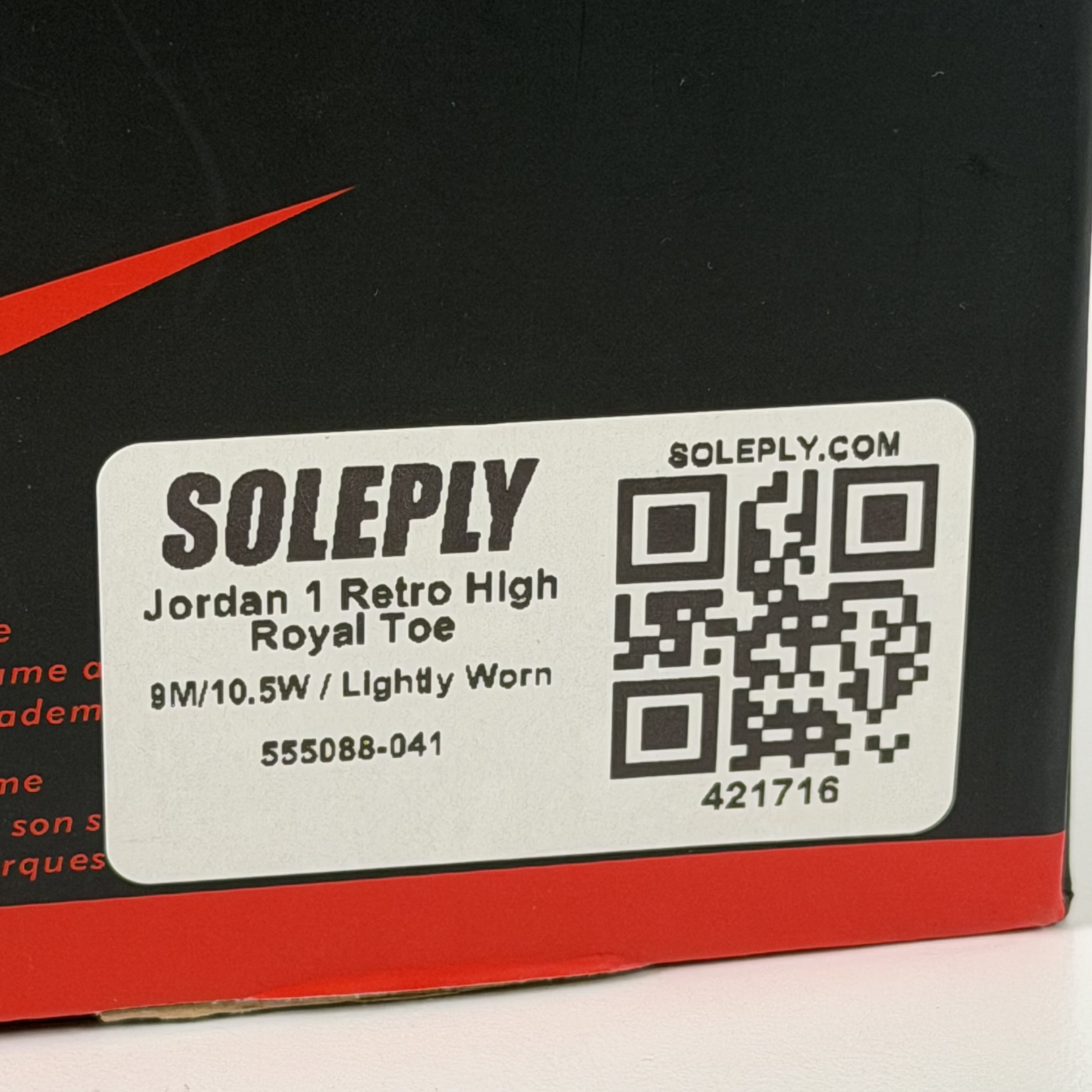 421716 Jordan 1 Retro High Royal Toe