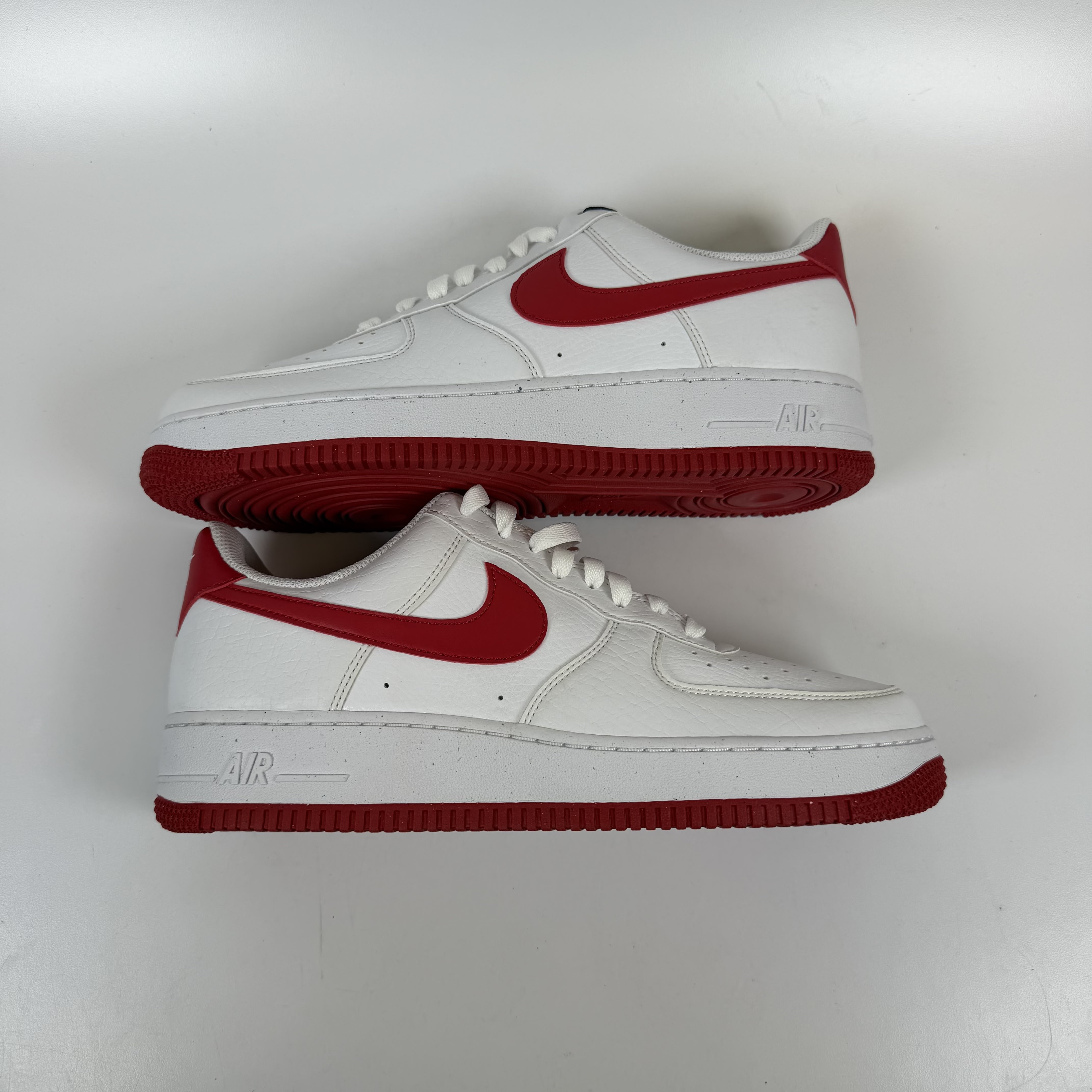 SP12713 Nike Air Force 1 Low '07 Next Nature White Volt Gym Red (Women's)
