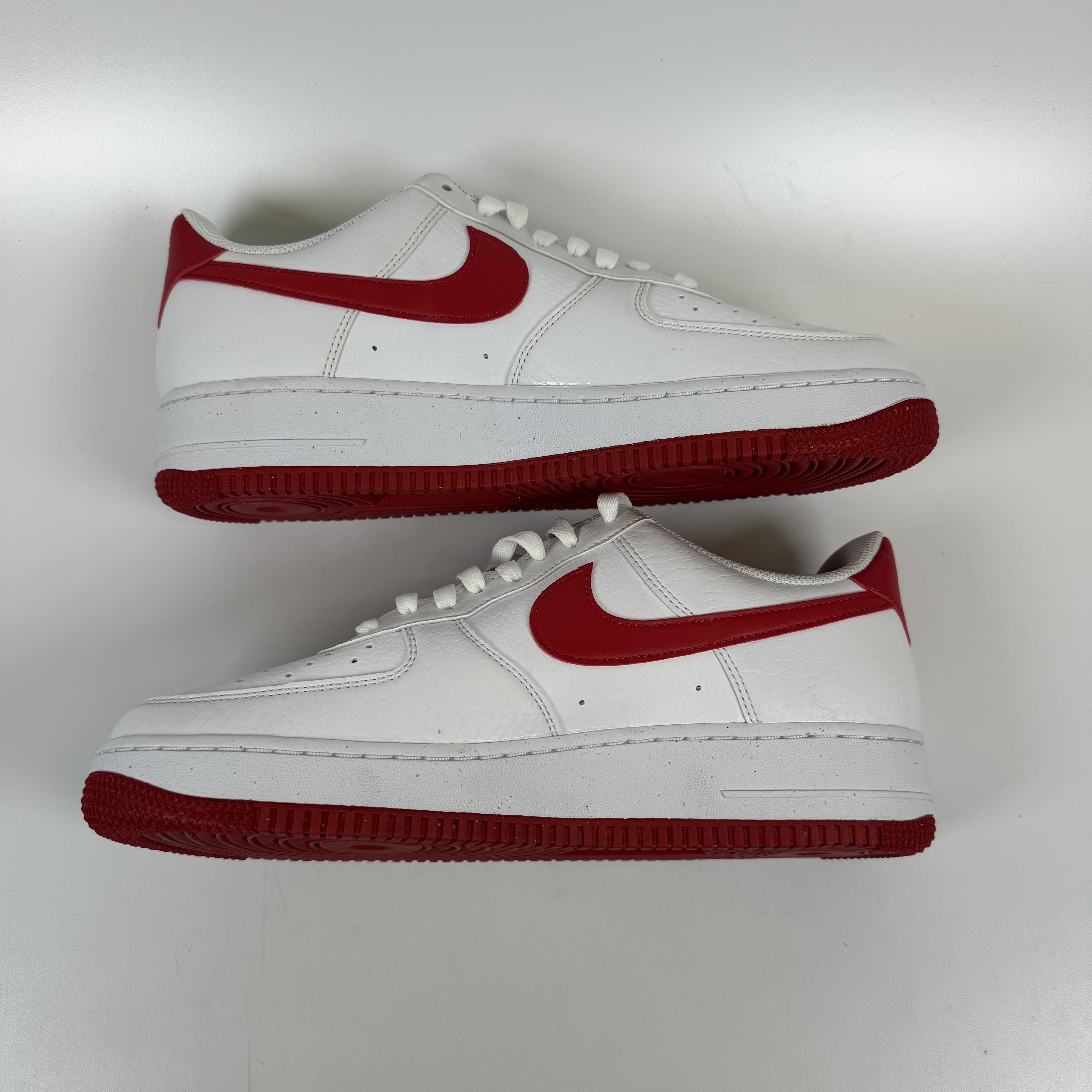 SP12713 Nike Air Force 1 Low '07 Next Nature White Volt Gym Red (Women's)
