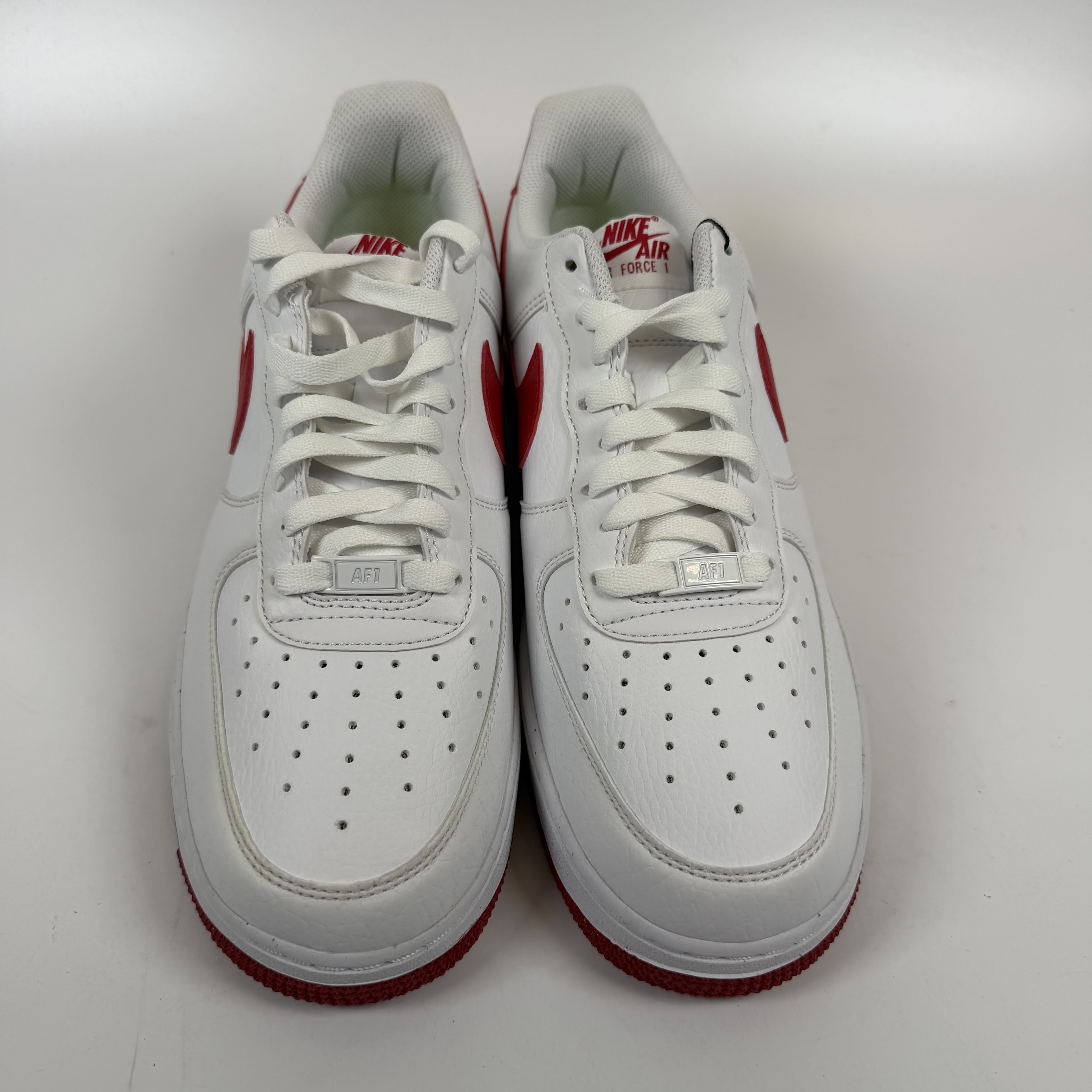 SP12713 Nike Air Force 1 Low '07 Next Nature White Volt Gym Red (Women's)