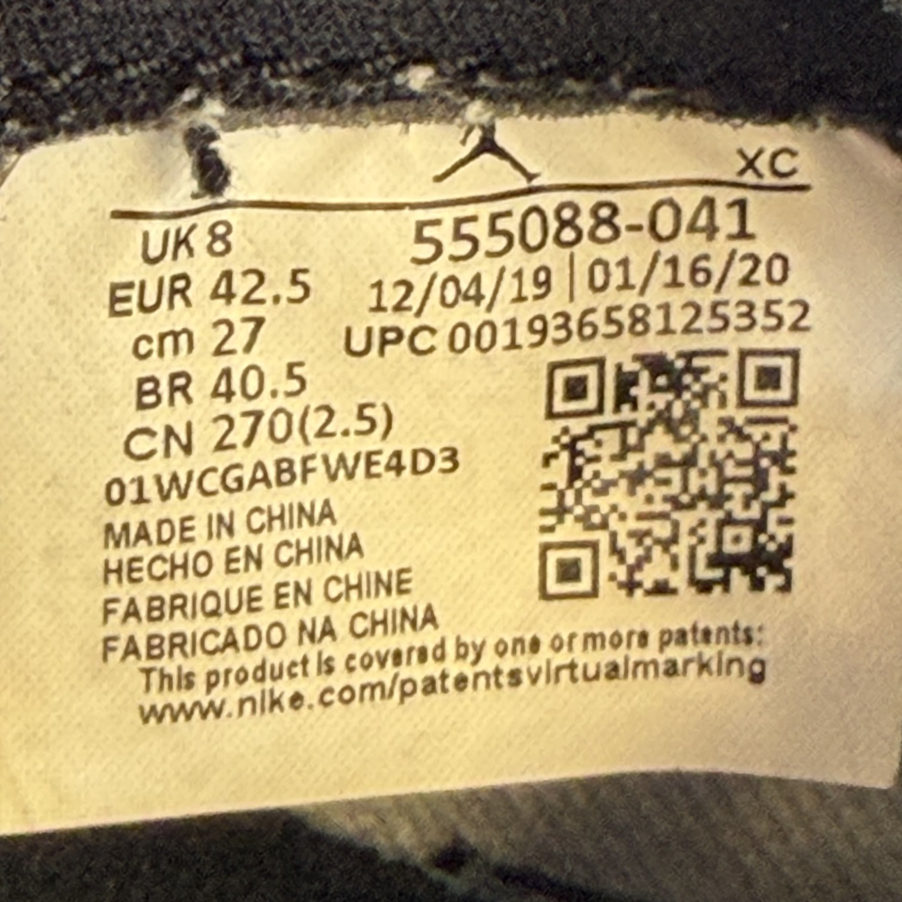 421716 Jordan 1 Retro High Royal Toe