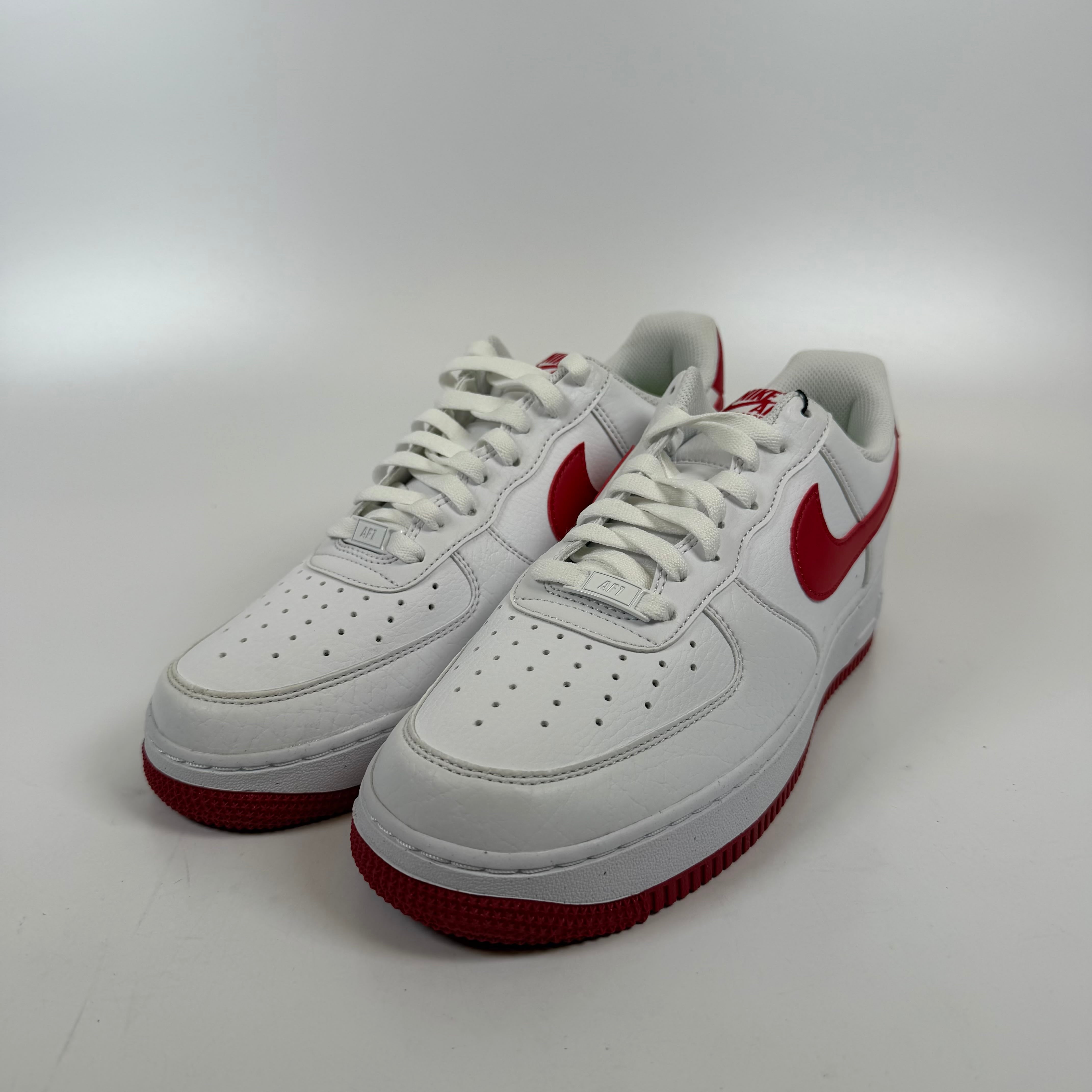SP12713 Nike Air Force 1 Low '07 Next Nature White Volt Gym Red (Women's)