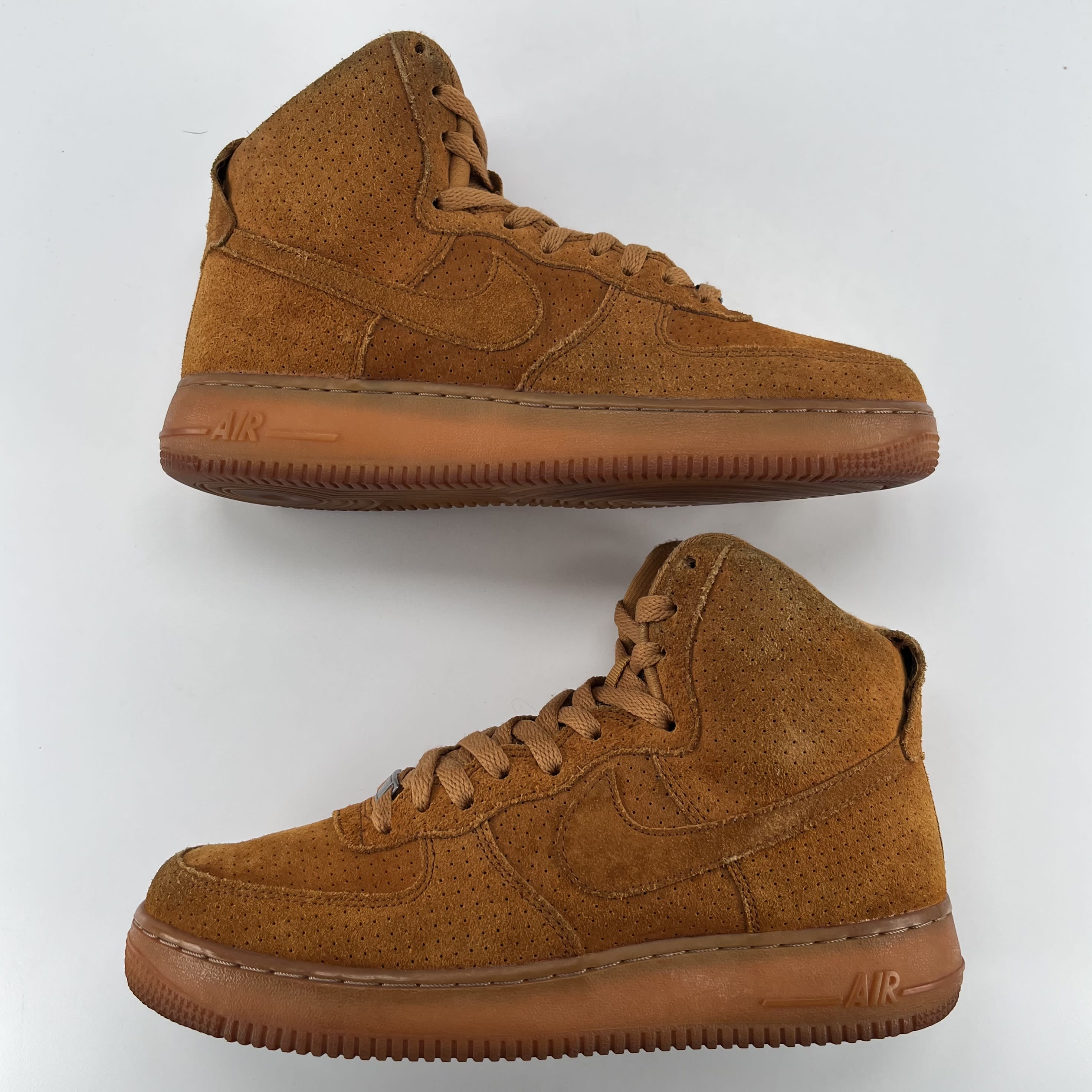 414704 Wmns Air Force 1 Hi Suede 'Tawny'