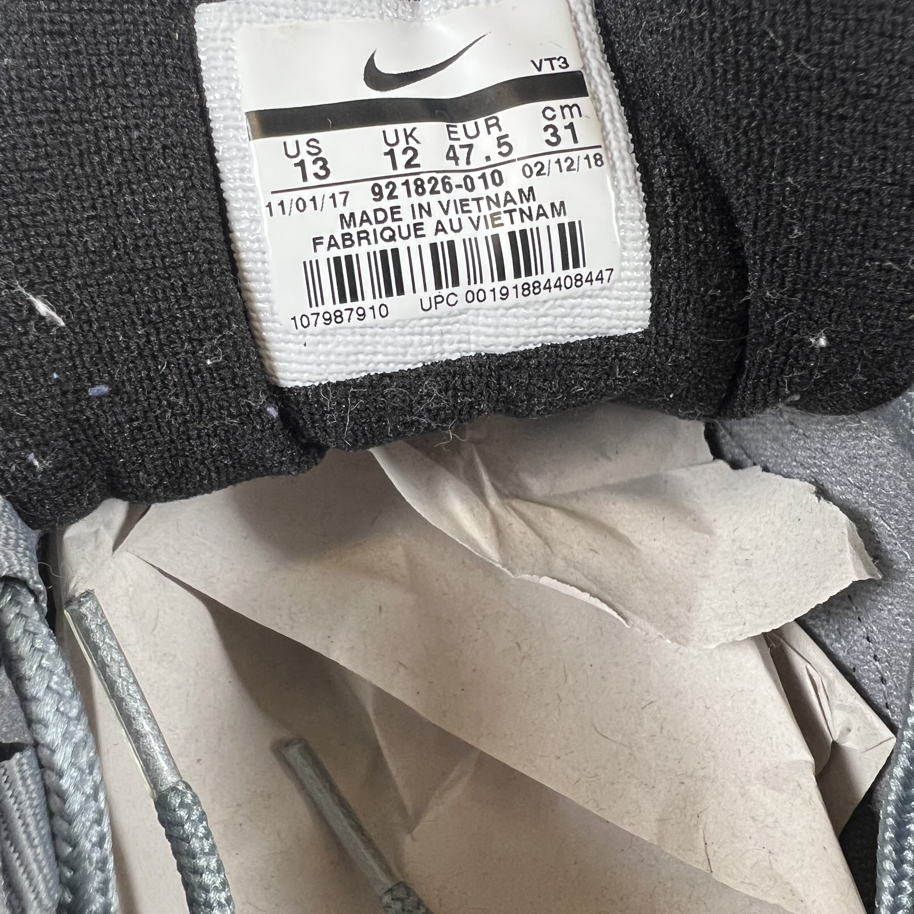 SP9476 Nike Air Max 97 Cool Grey Black Patent