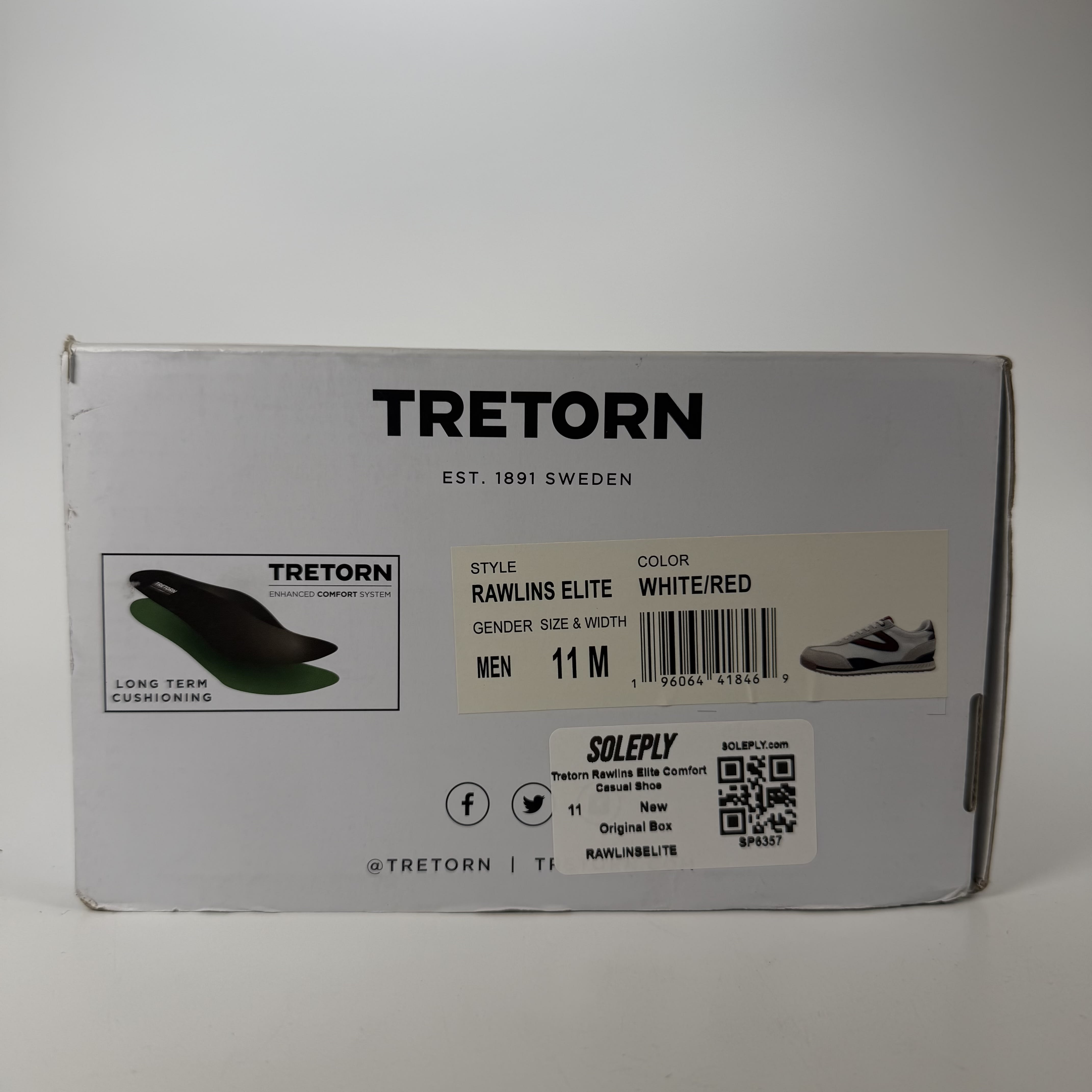 SP6357 Tretorn Rawlins Elite Comfort Casual Shoe
