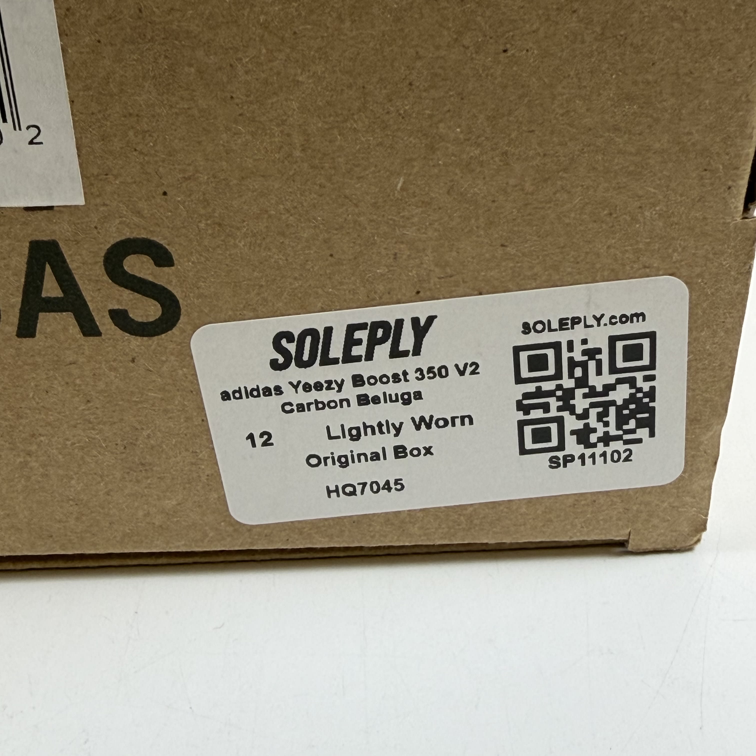 SP11102 adidas Yeezy Boost 350 V2 Carbon Beluga