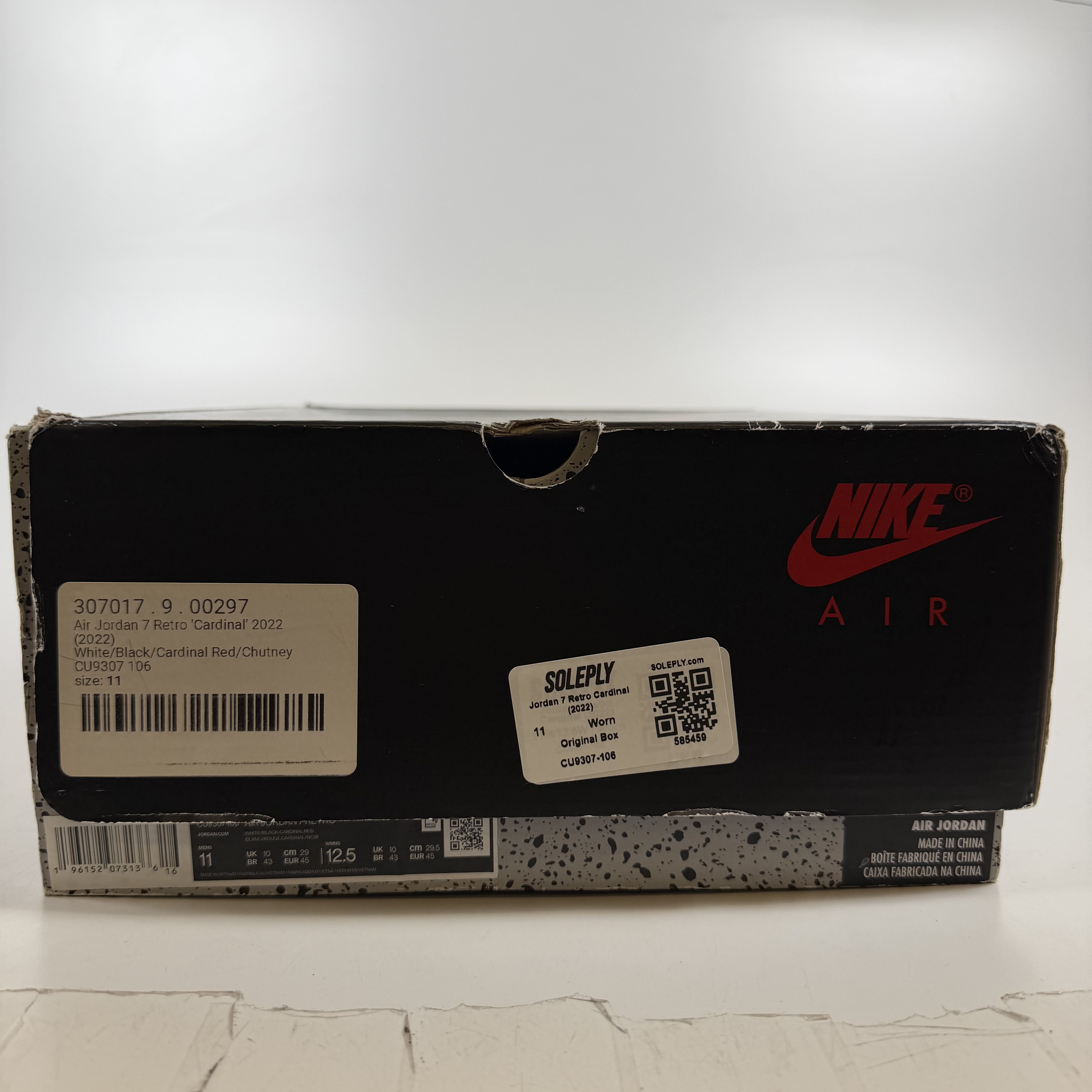 [585459] Jordan 7 Retro Cardinal (2022)