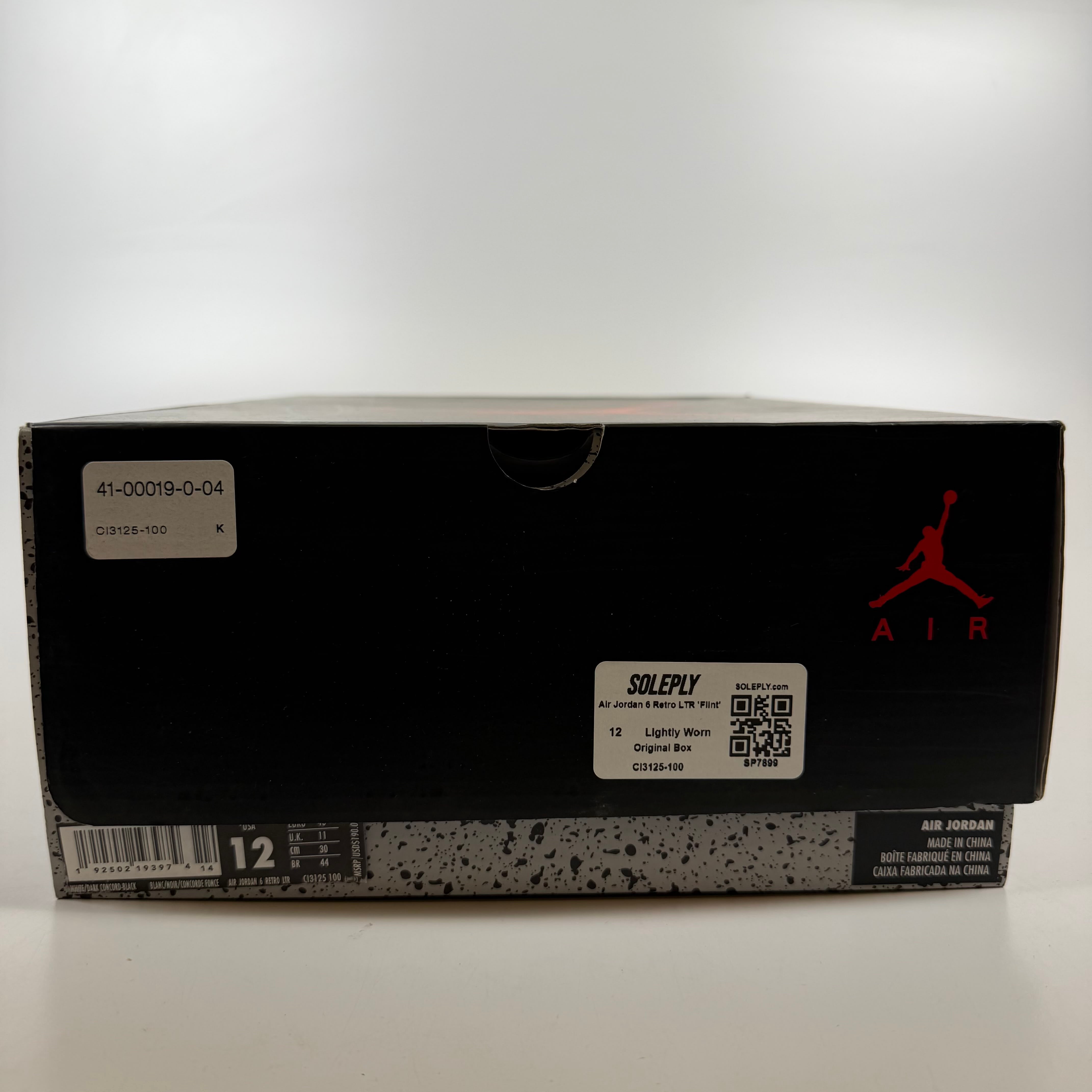 SP7899 Air Jordan 6 Retro LTR 'Flint'