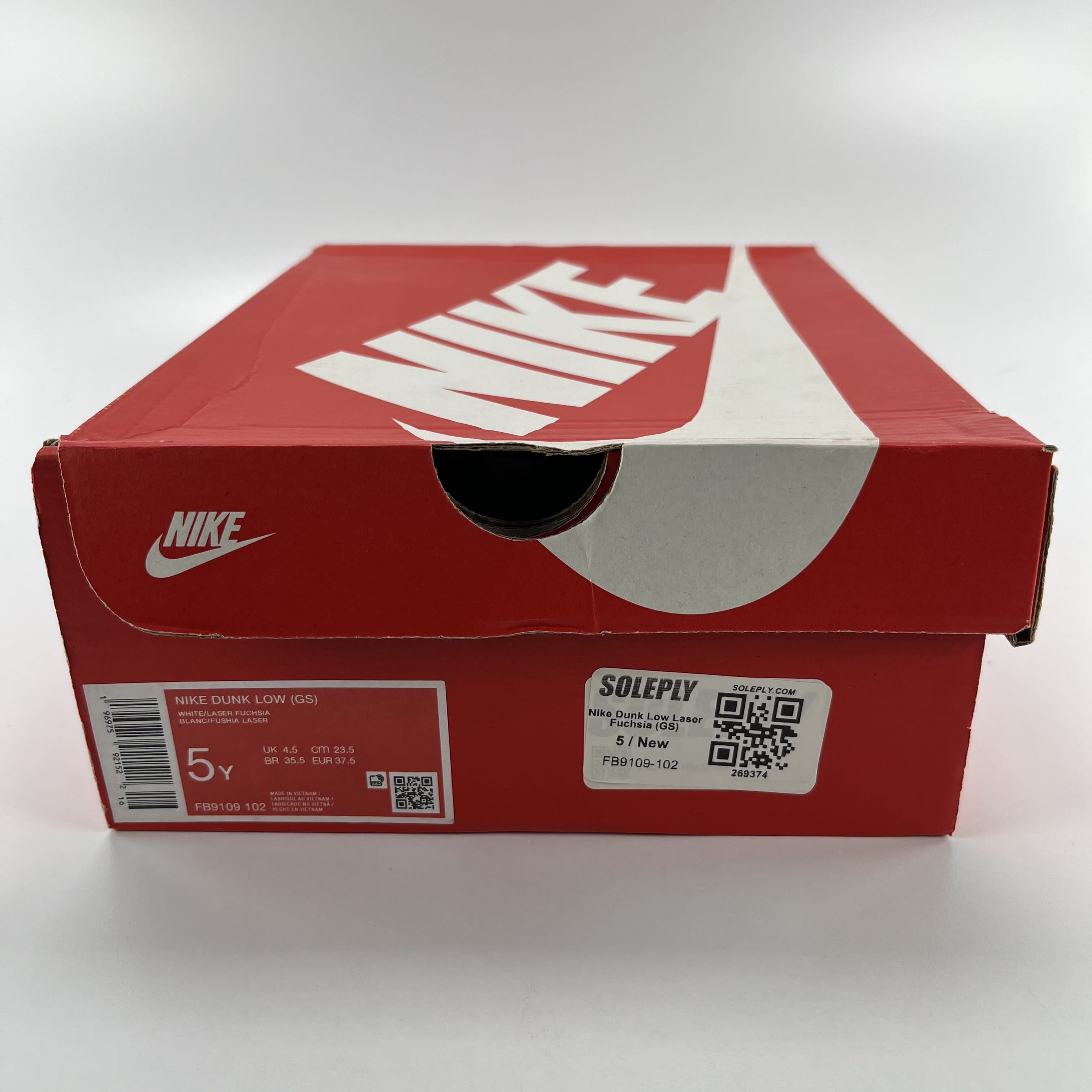 269374 Nike Dunk Low Laser Fuchsia (GS)