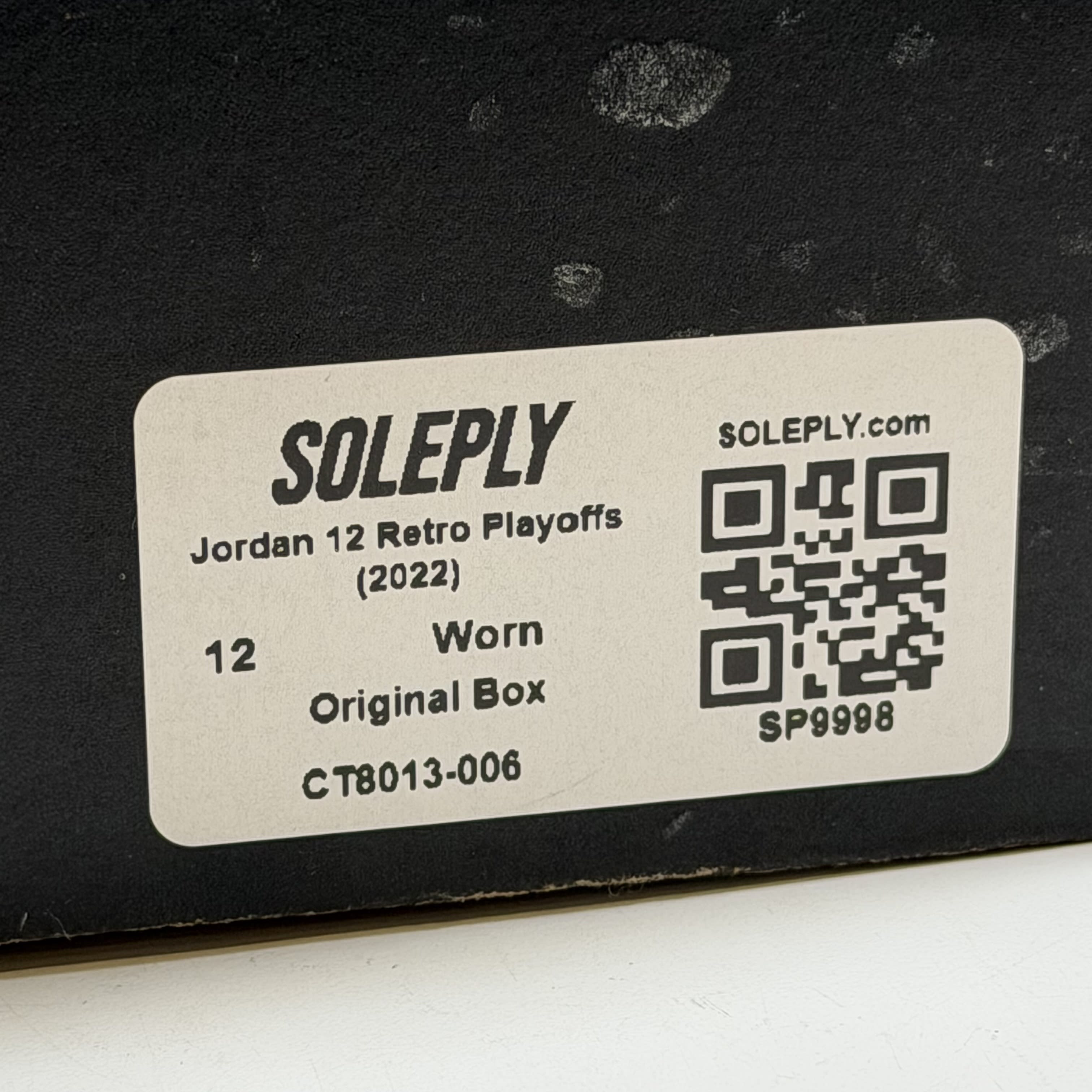 SP9998 Jordan 12 Retro Playoffs (2022)