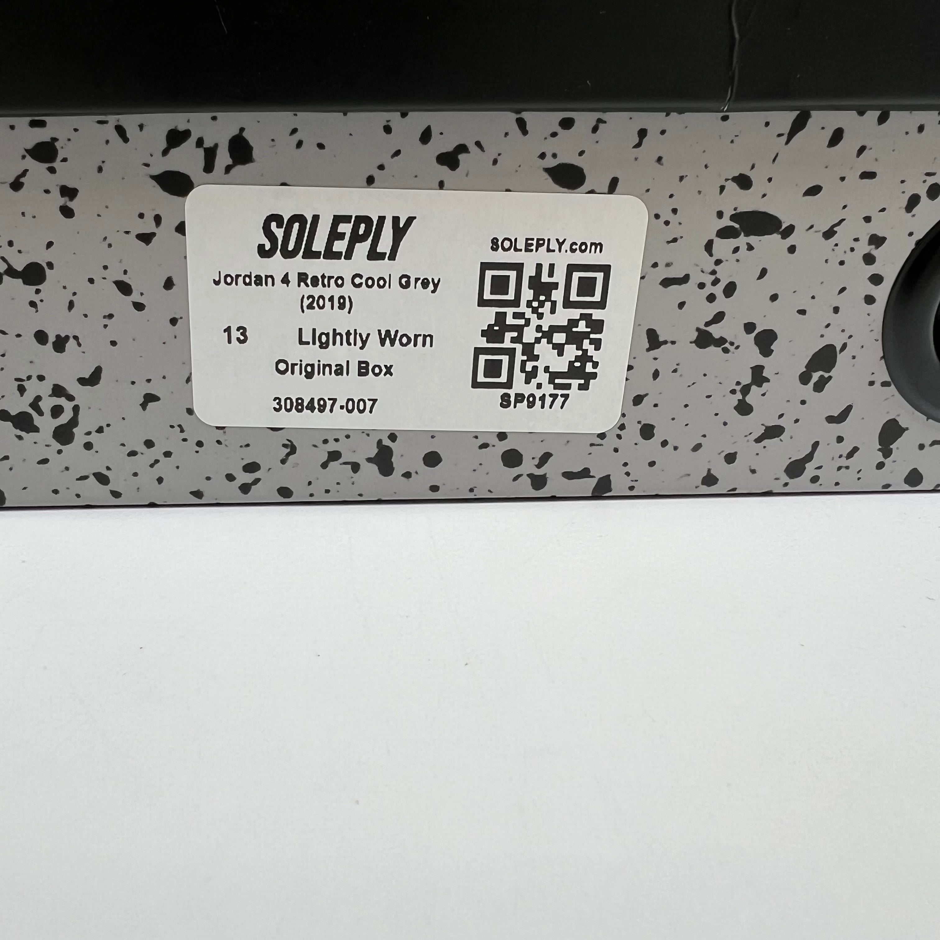 SP9177 Jordan 4 Retro Cool Grey (2019)