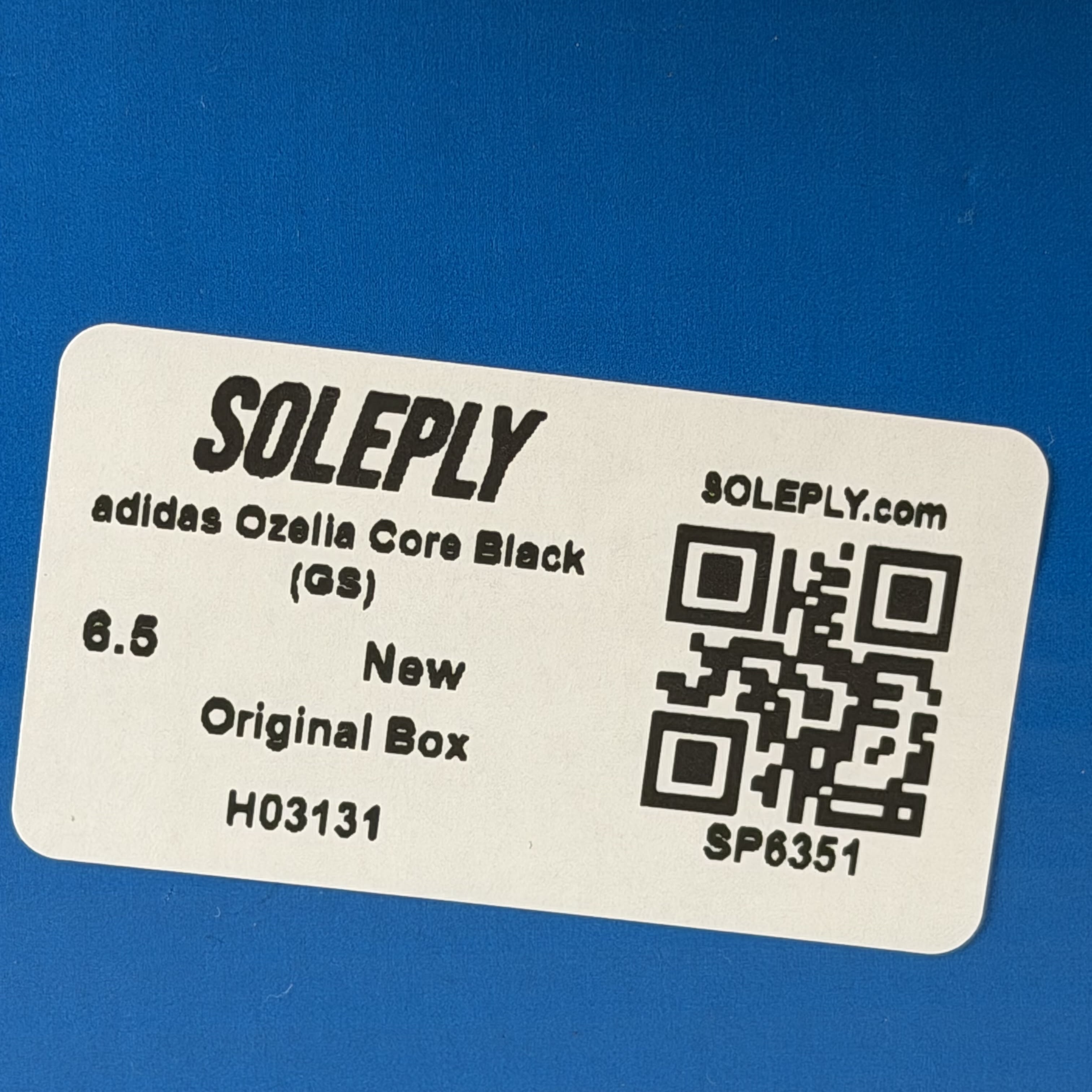 SP6351 adidas Ozelia Core Black (GS)
