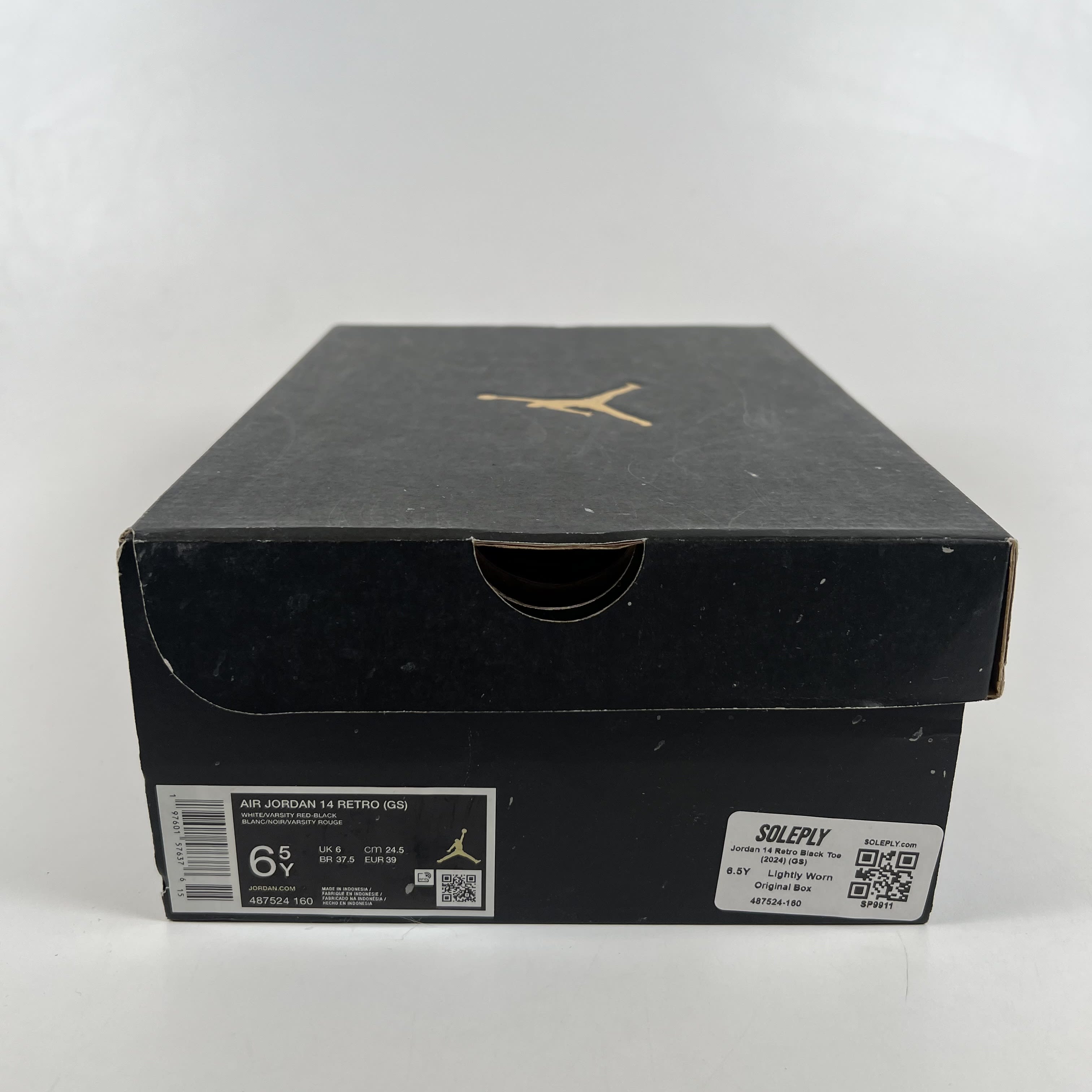 SP9911 Jordan 14 Retro Black Toe (2024) (GS)