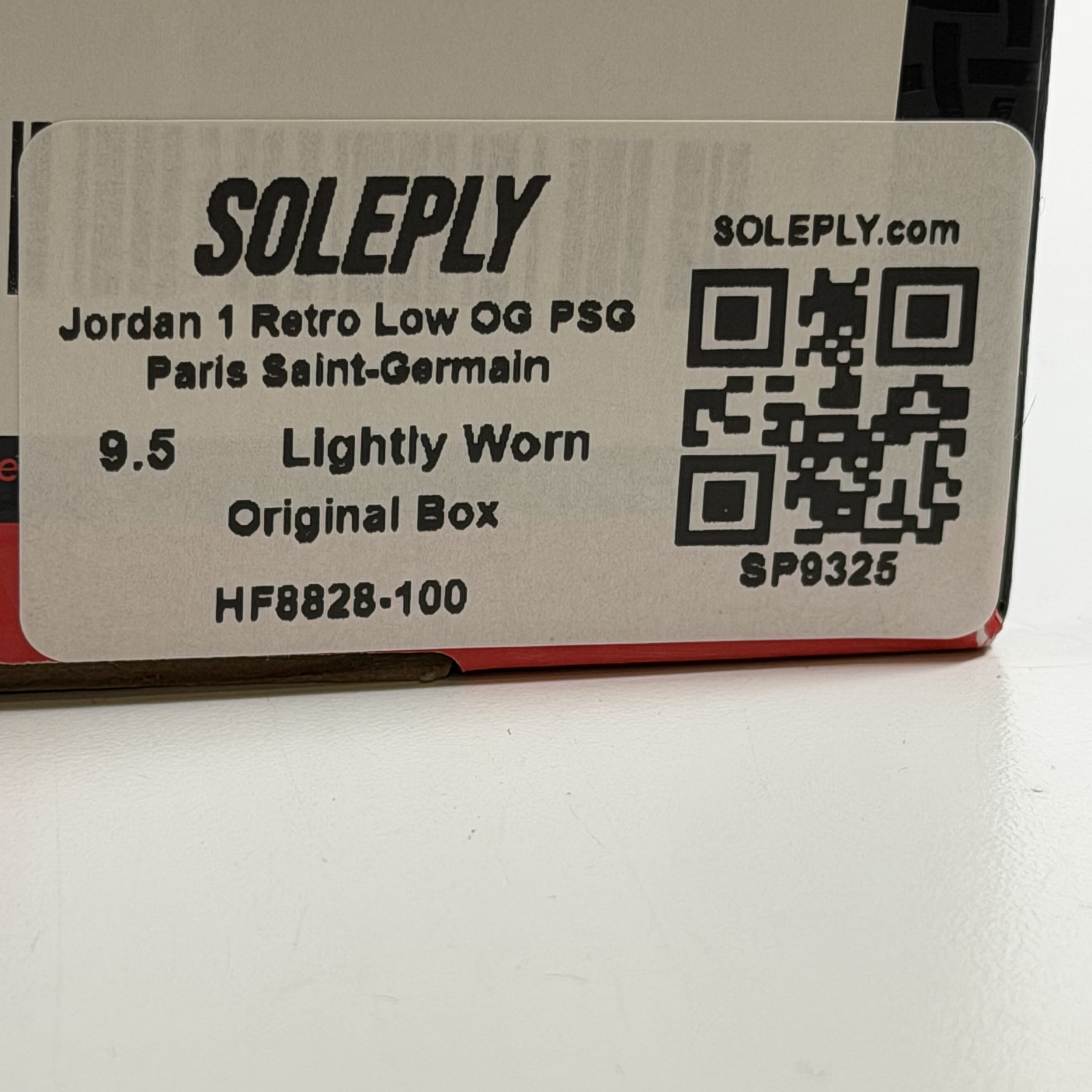 SP9325 Jordan 1 Retro Low OG PSG Paris Saint-Germain