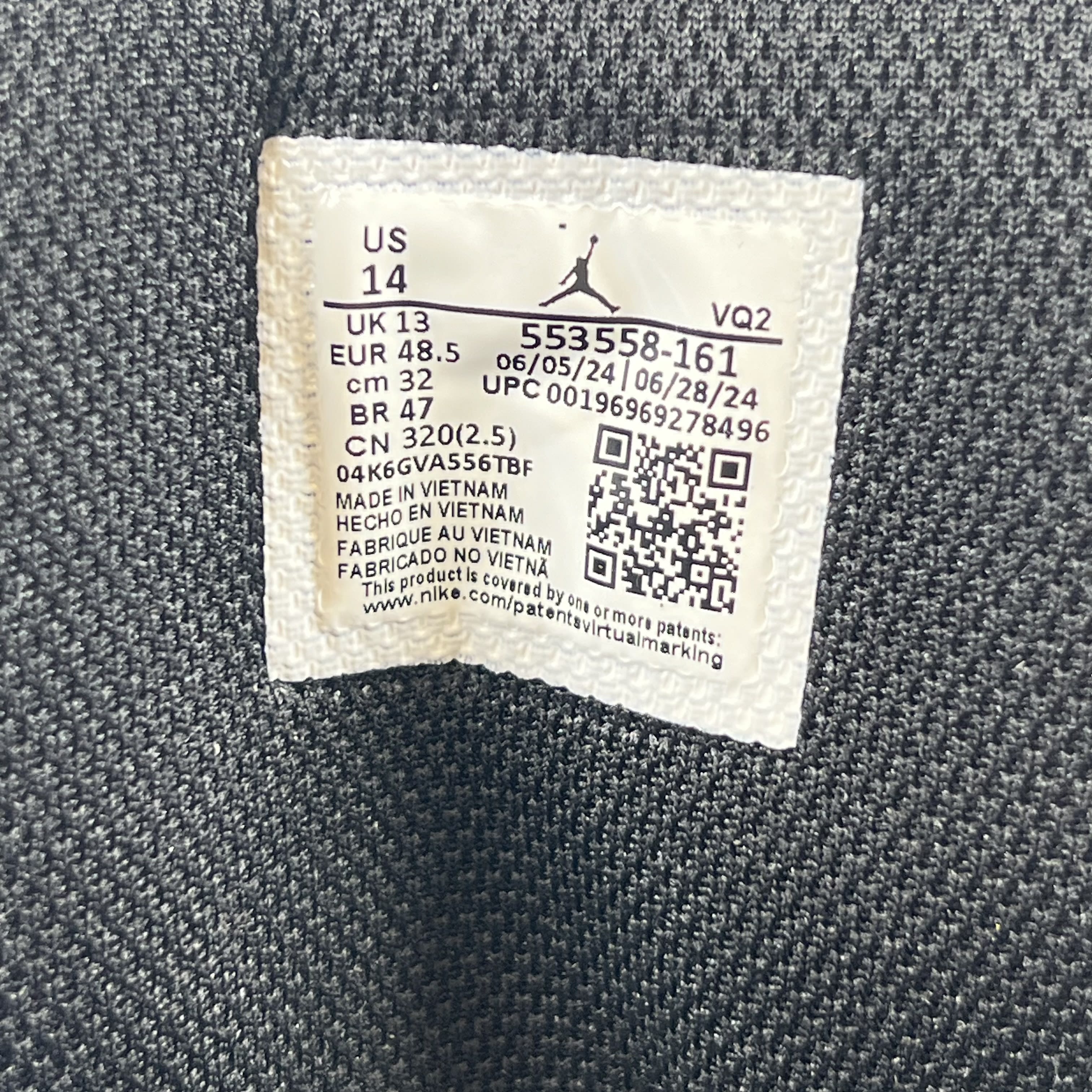 SP7356 Jordan 1 Low Bred Toe 2.0