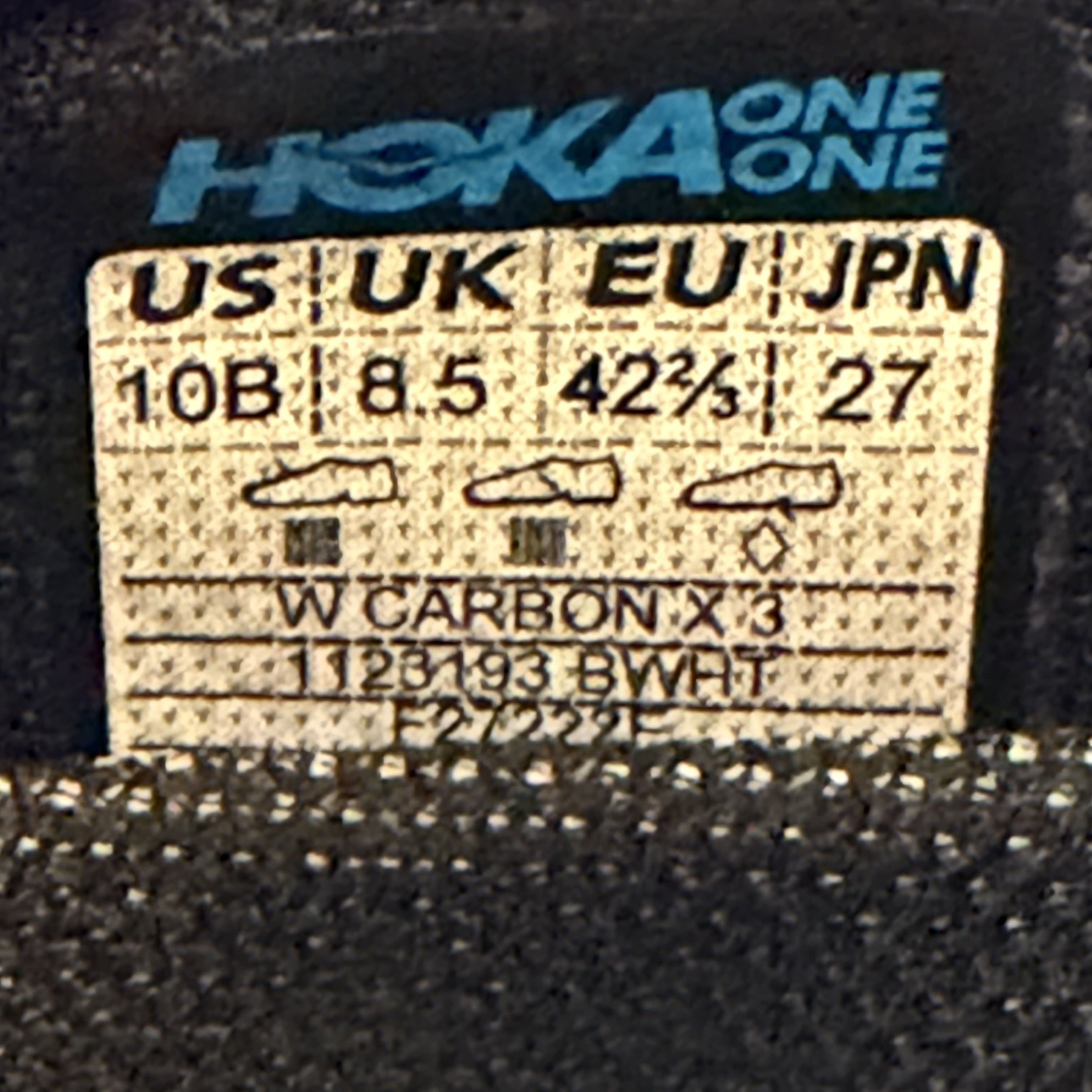 SP6347 HOKA Wmns Carbon X 3 'Black Peach'