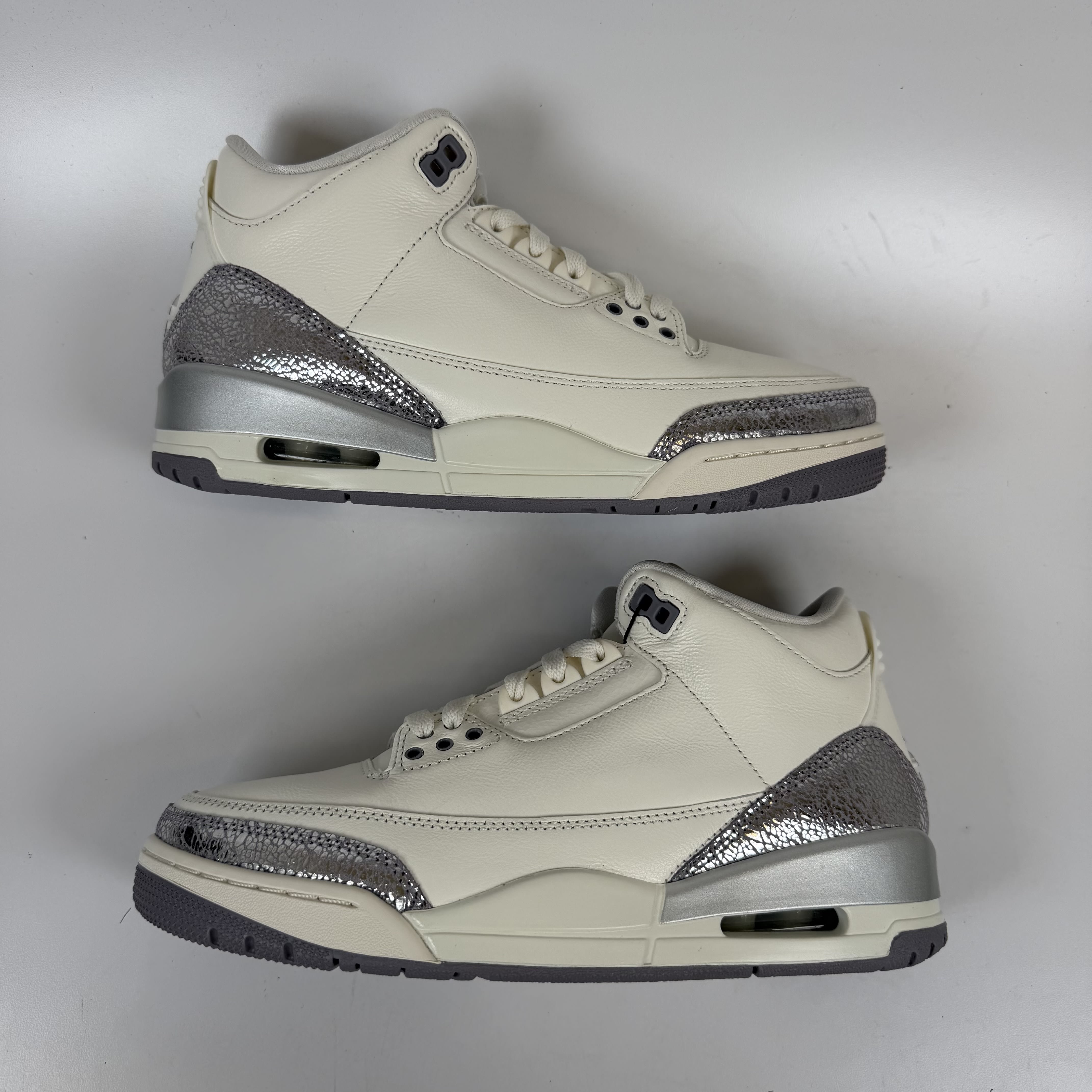 SP12782 Jordan 3 Retro Sail Cement Grey (Women's)