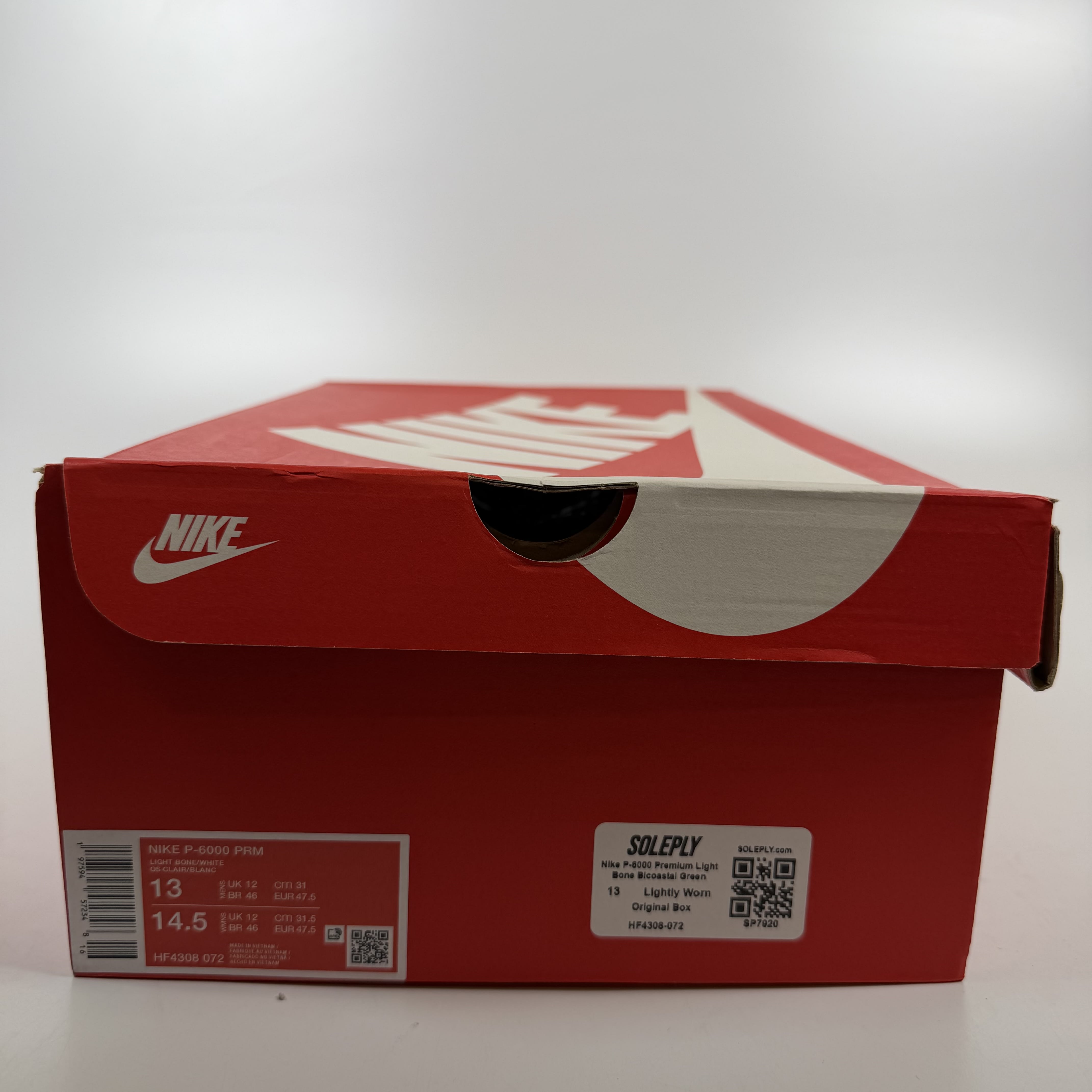 SP7920 Nike P-6000 Premium Light Bone Bicoastal Green