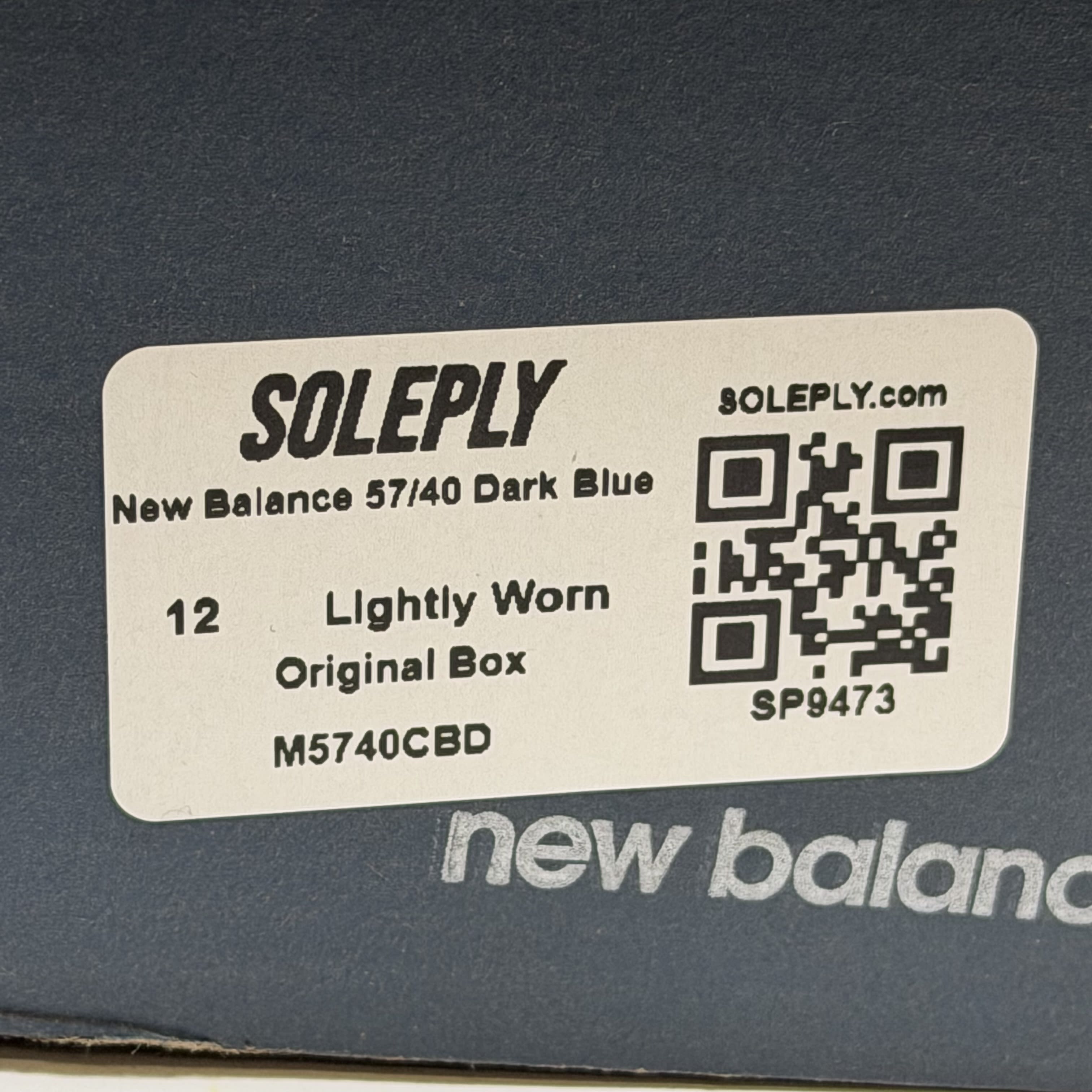 SP9473 New Balance 57/40 Dark Blue