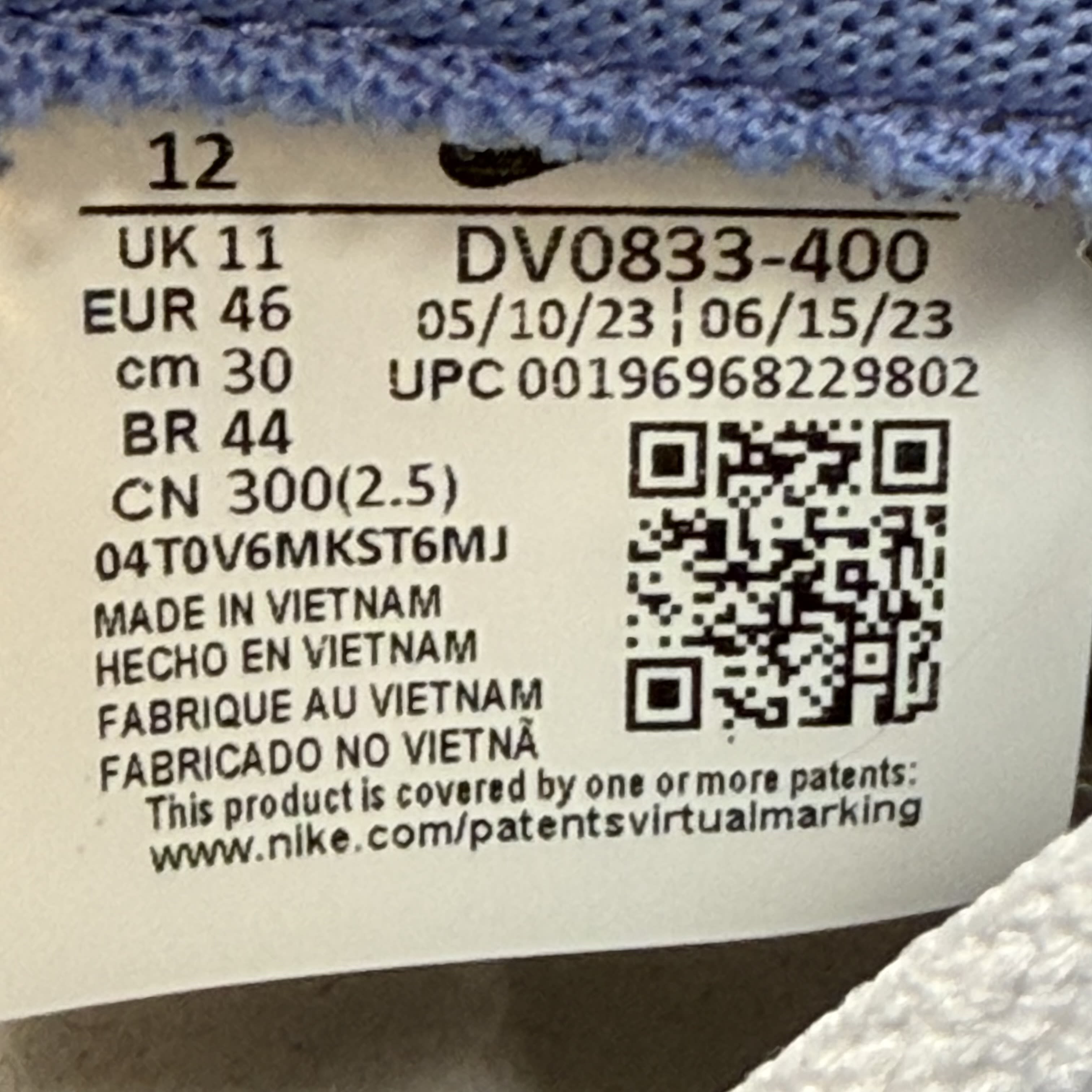 SP6274 Nike Dunk Low Polar Blue