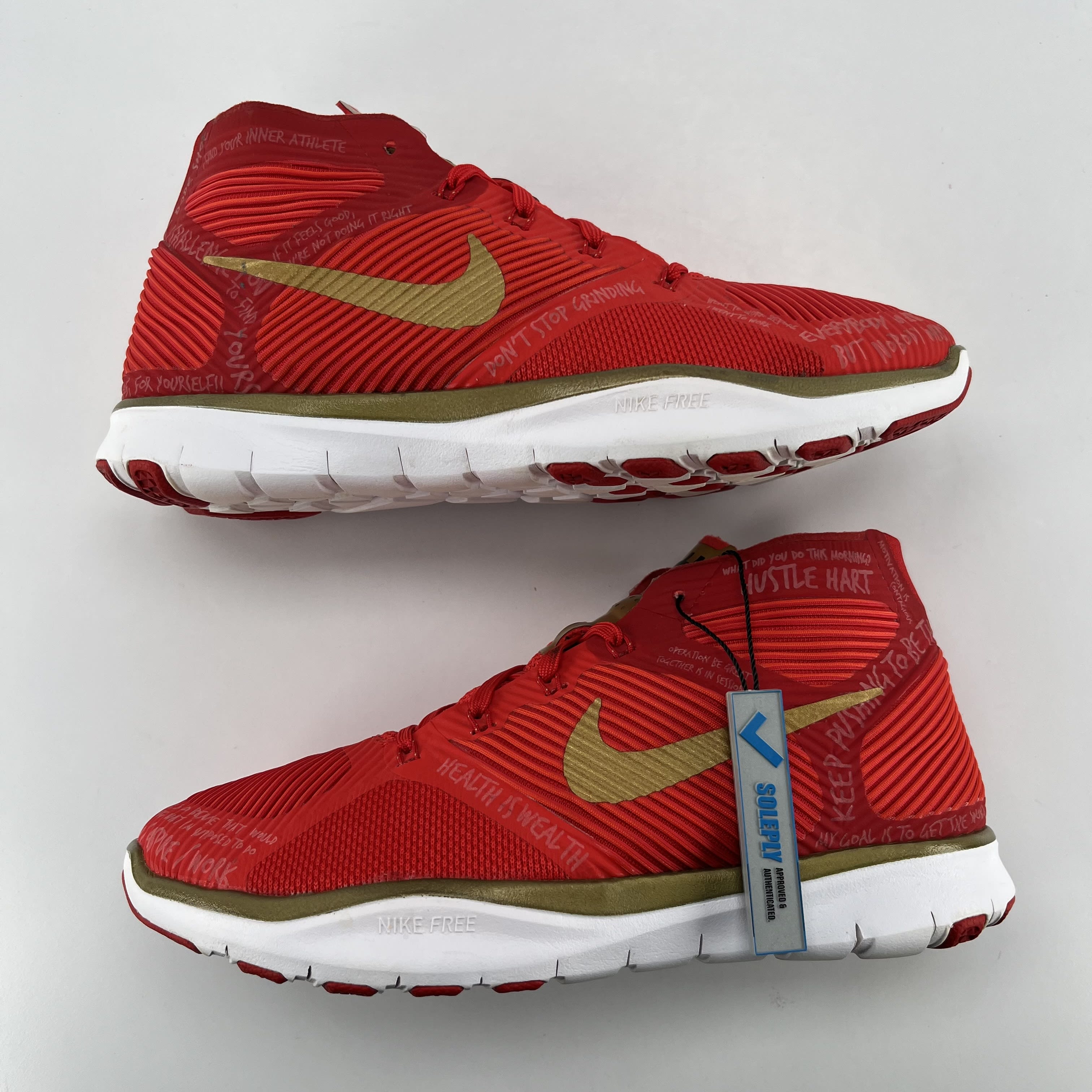 625194 Nike Free Train Instinct Hustle Hart Red