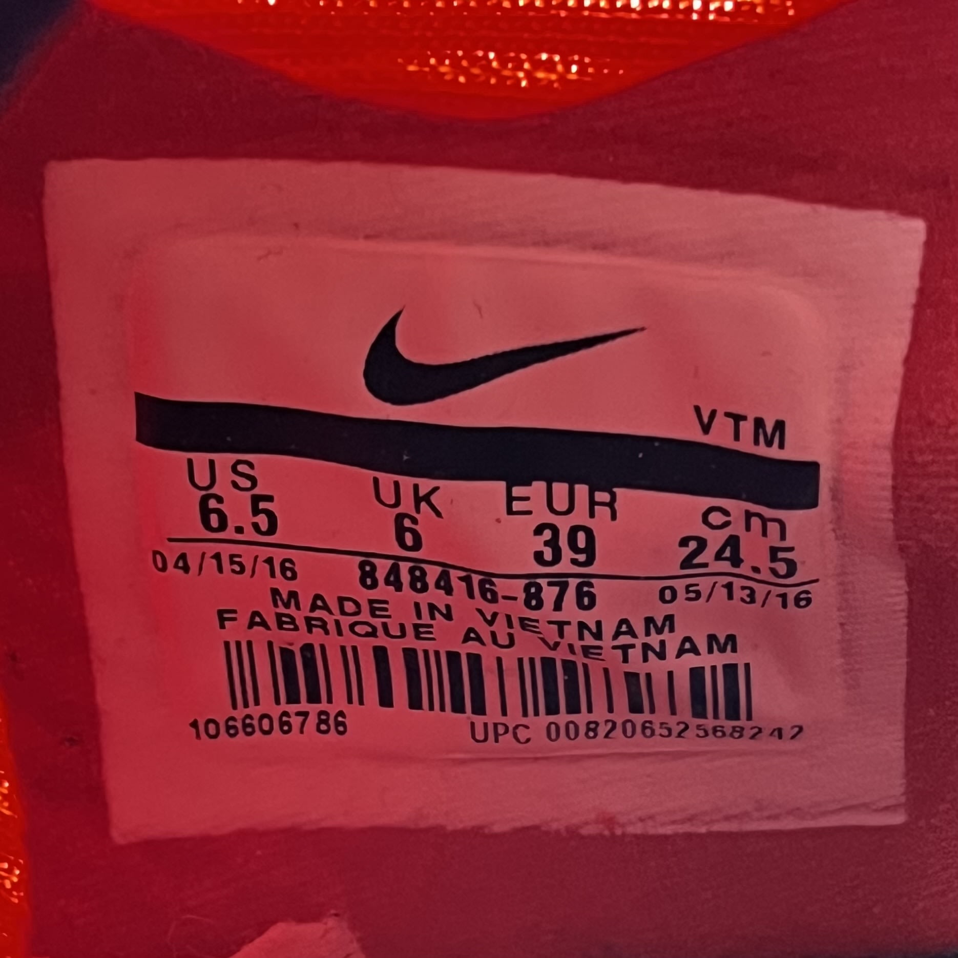 625194 Nike Free Train Instinct Hustle Hart Red