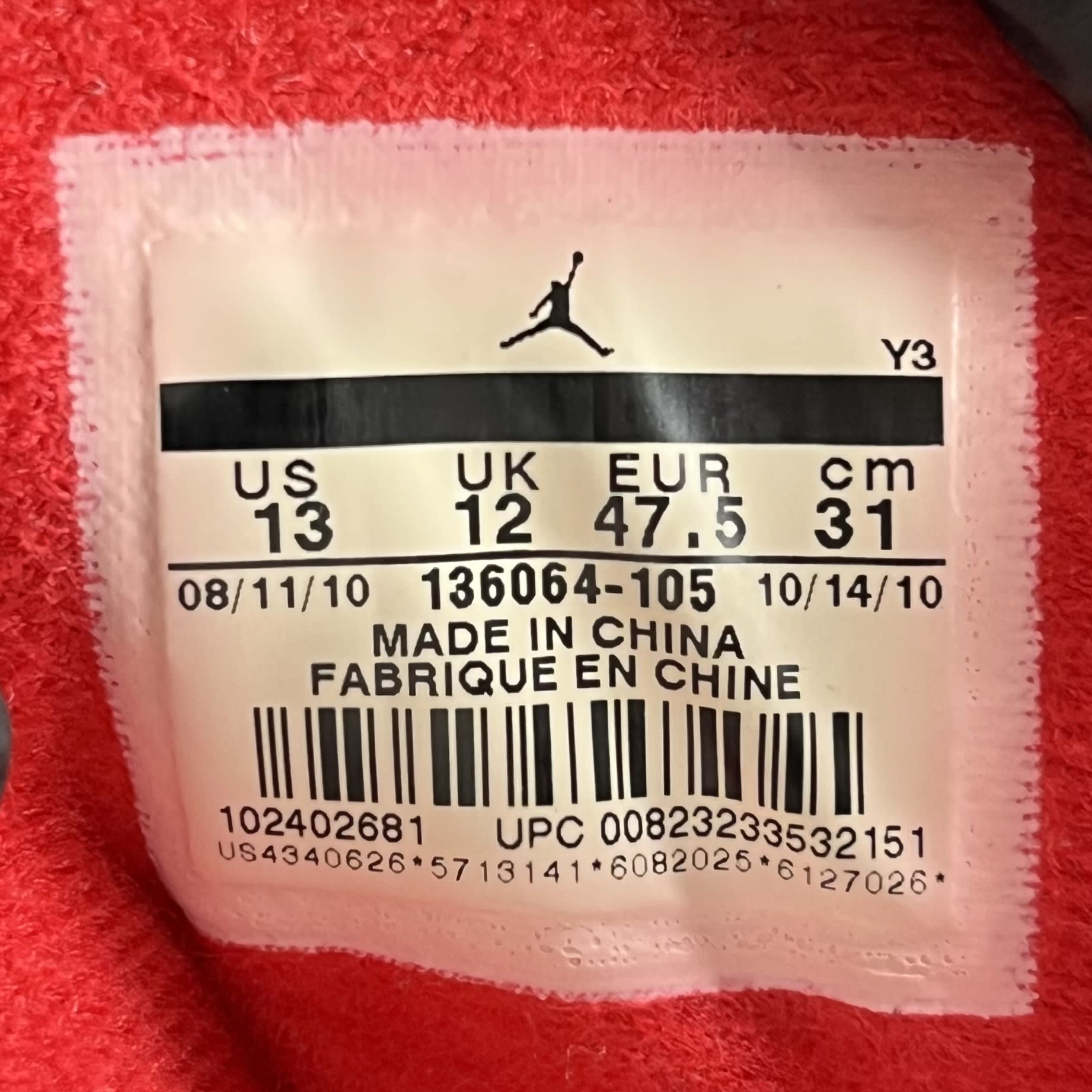 514269 Jordan 3 Retro White Cement (2011)