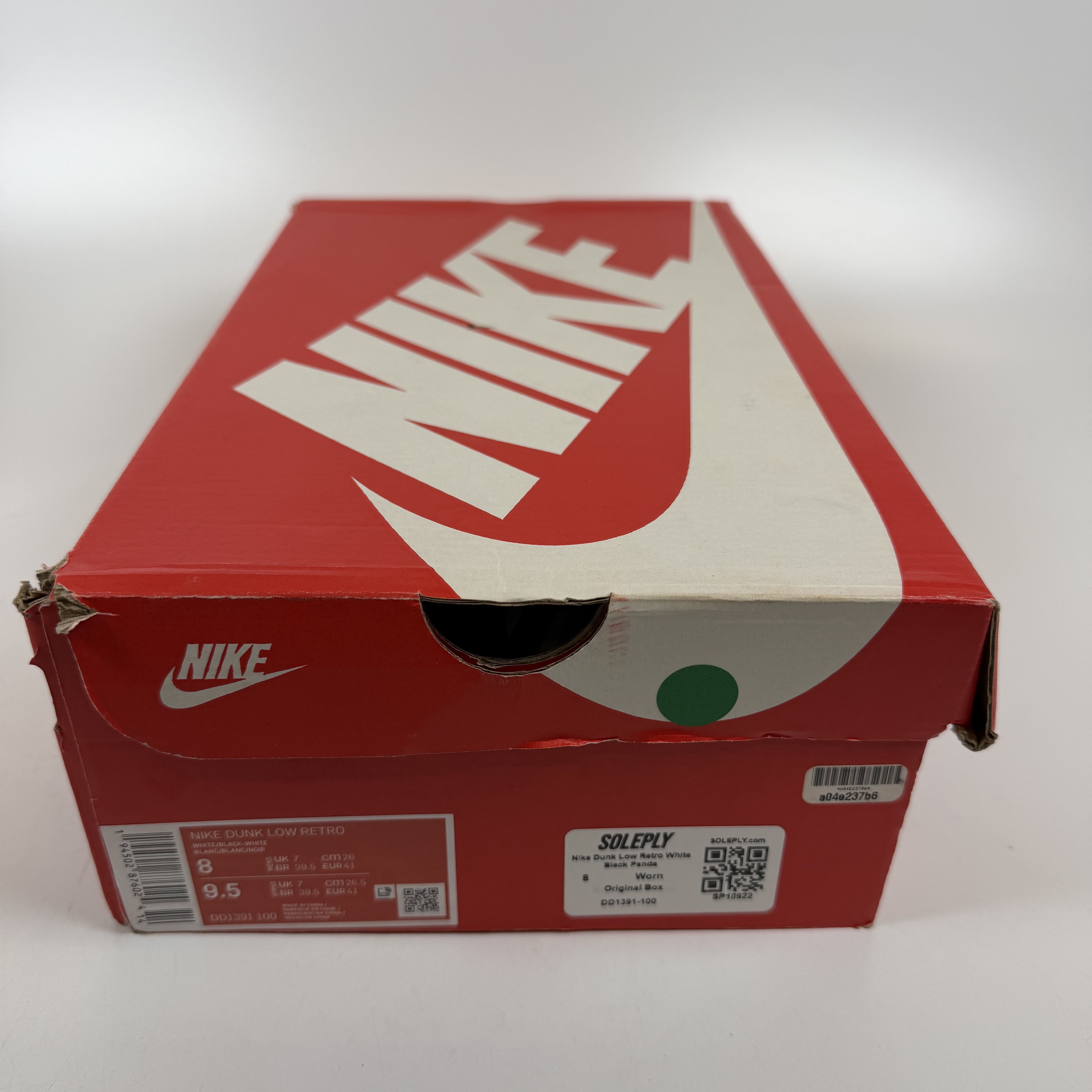 SP10922 Nike Dunk Low Retro White Black Panda