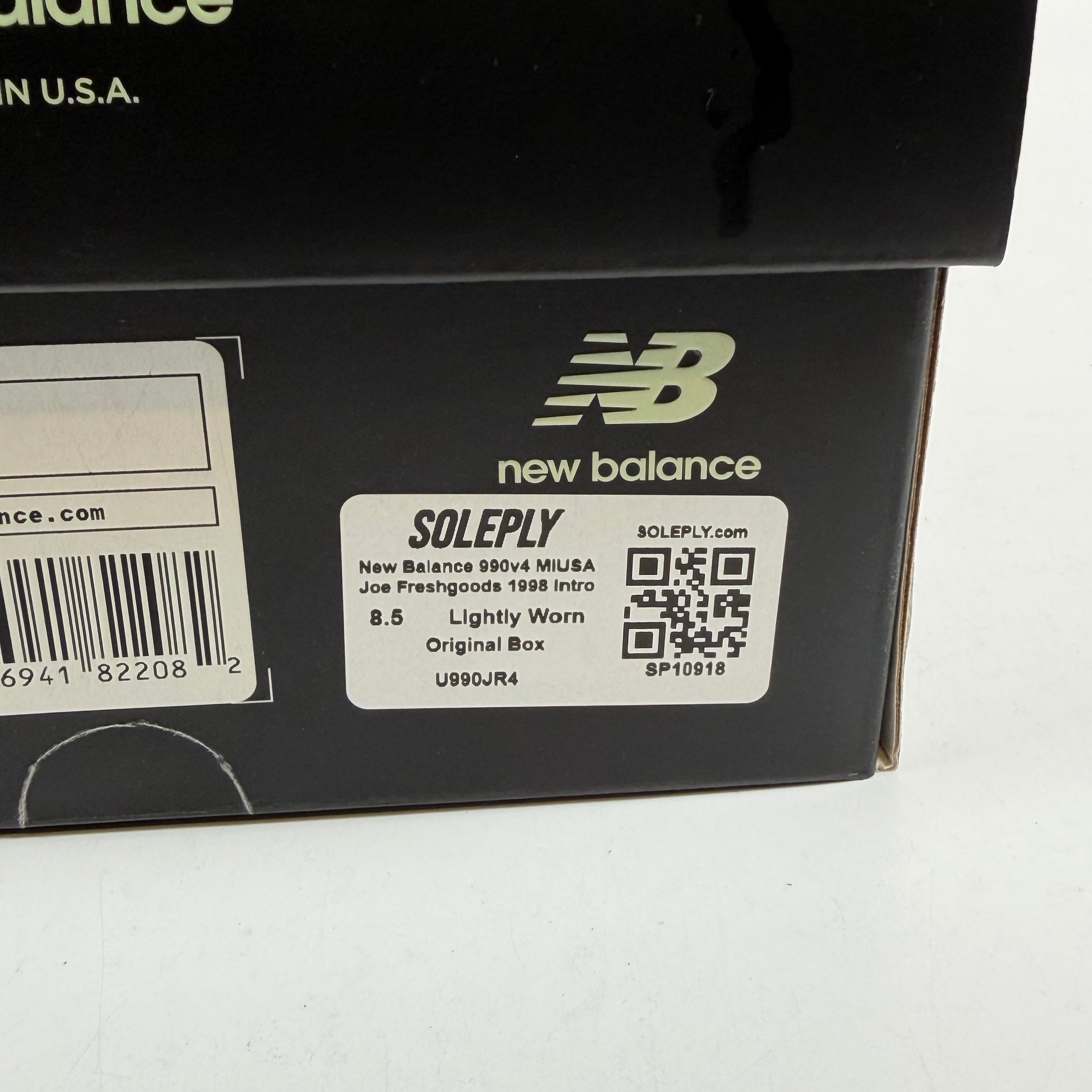SP10918 New Balance 990v4 MiUSA Joe Freshgoods 1998 Intro
