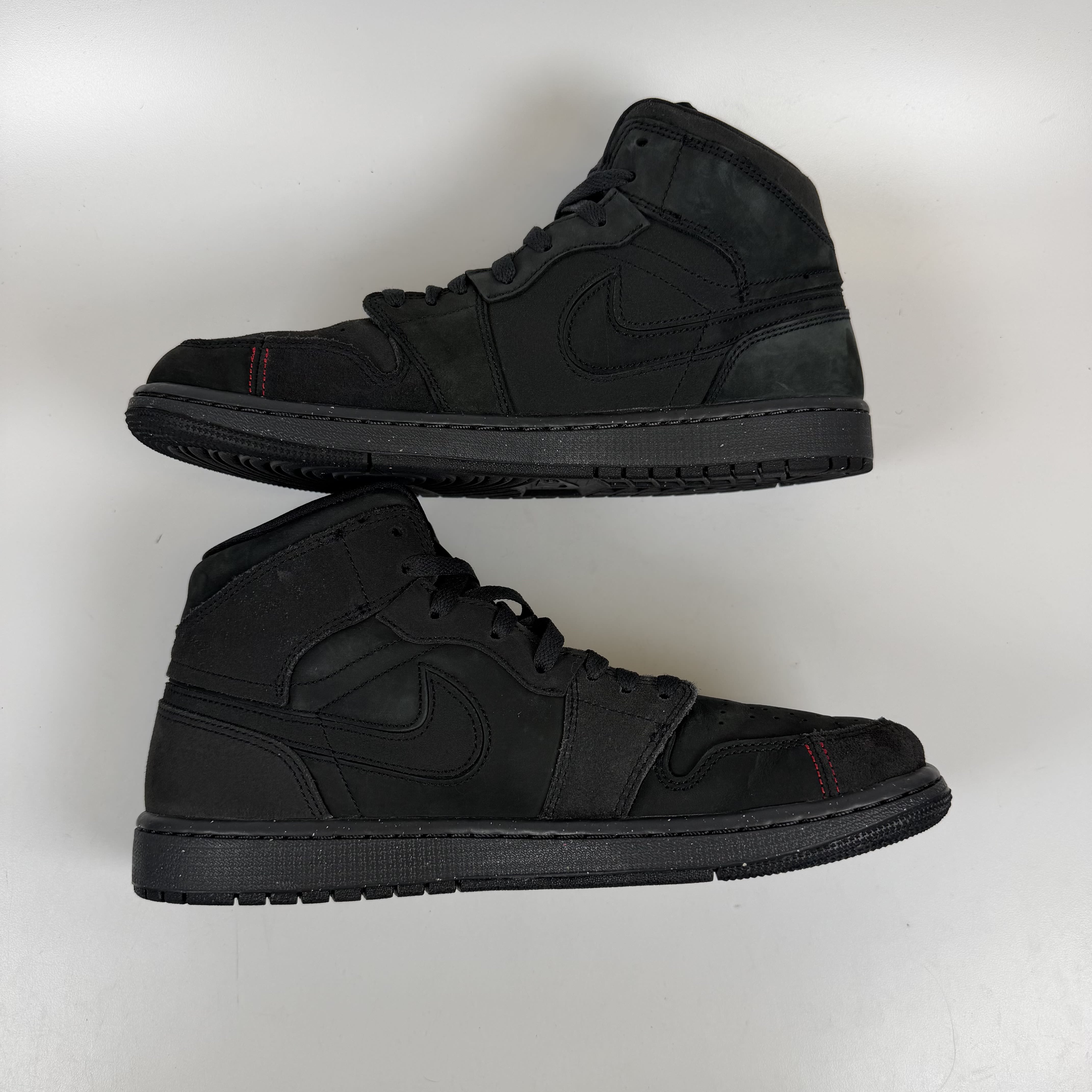 SP12178 Jordan 1 Mid SE Craft Dark Smoke Red