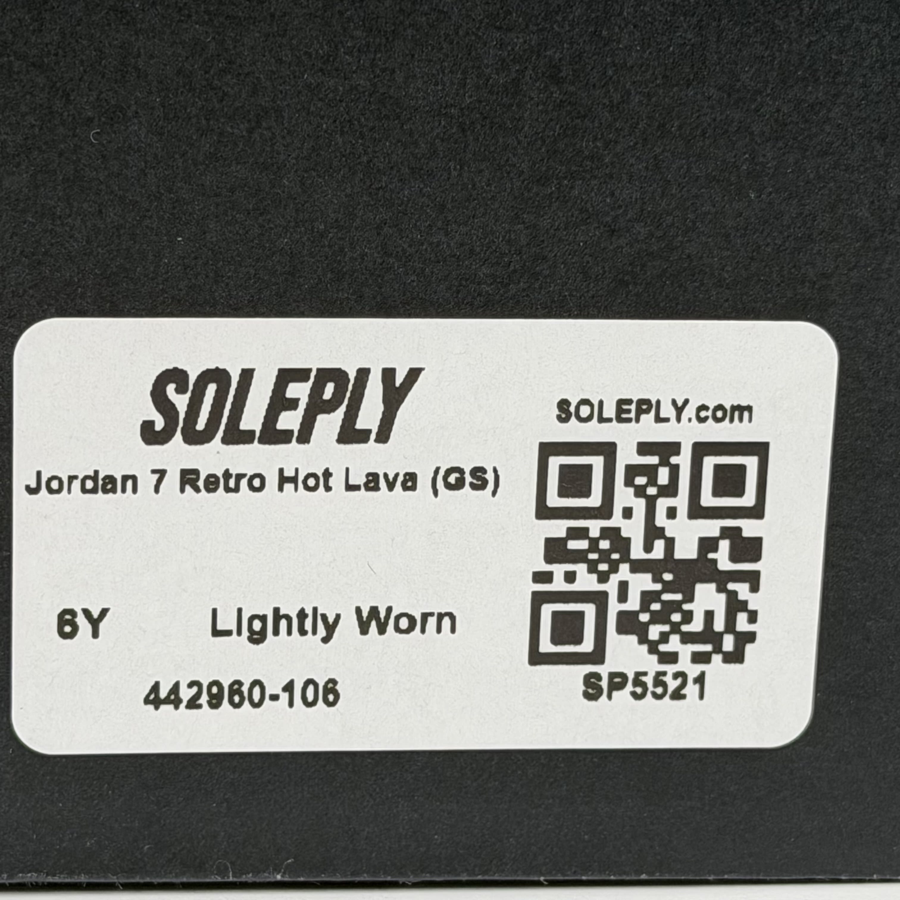 SP5521 Jordan 7 Retro Hot Lava (GS)