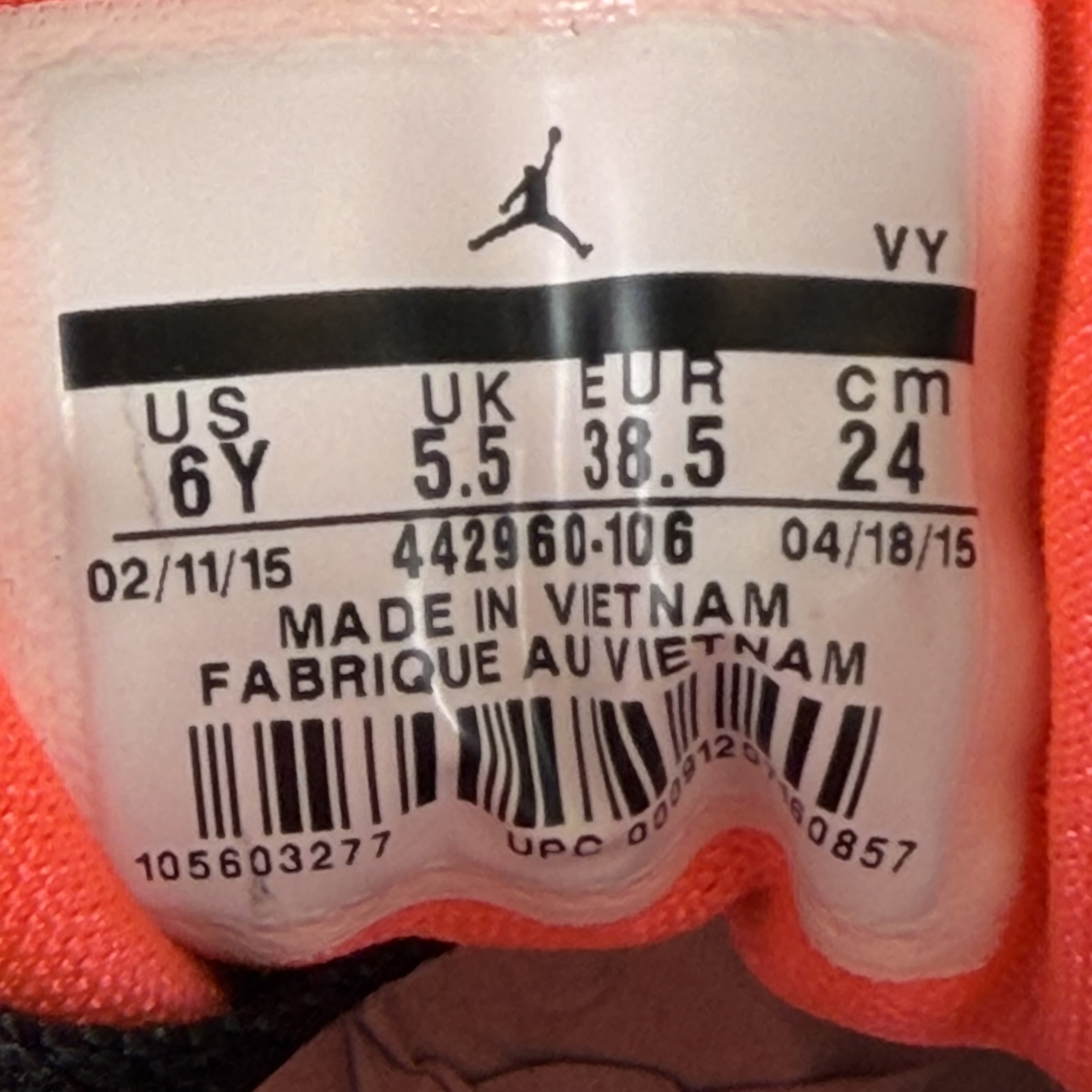 SP5521 Jordan 7 Retro Hot Lava (GS)