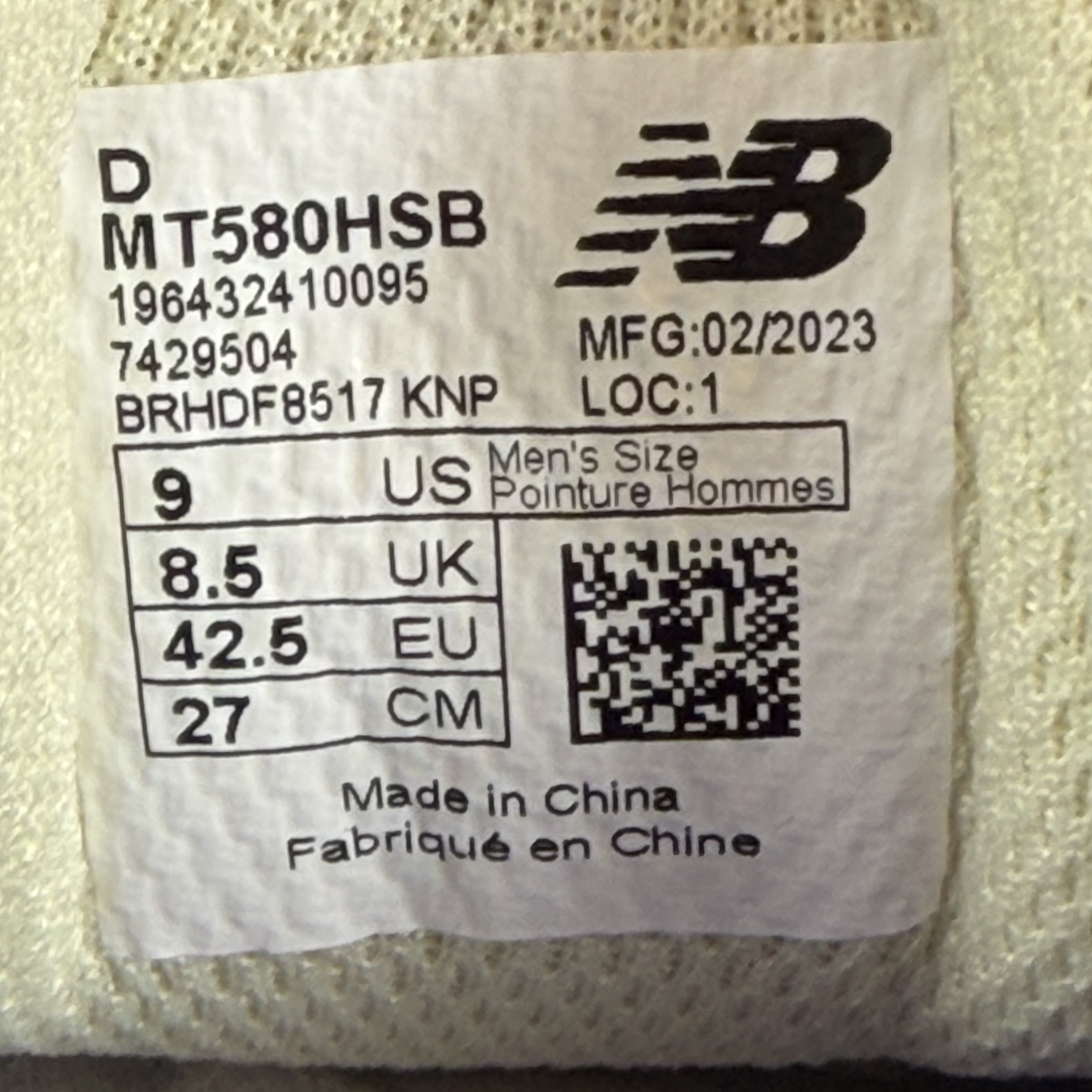 SP5714 New Balance 580 Blue Multi-Color Gum