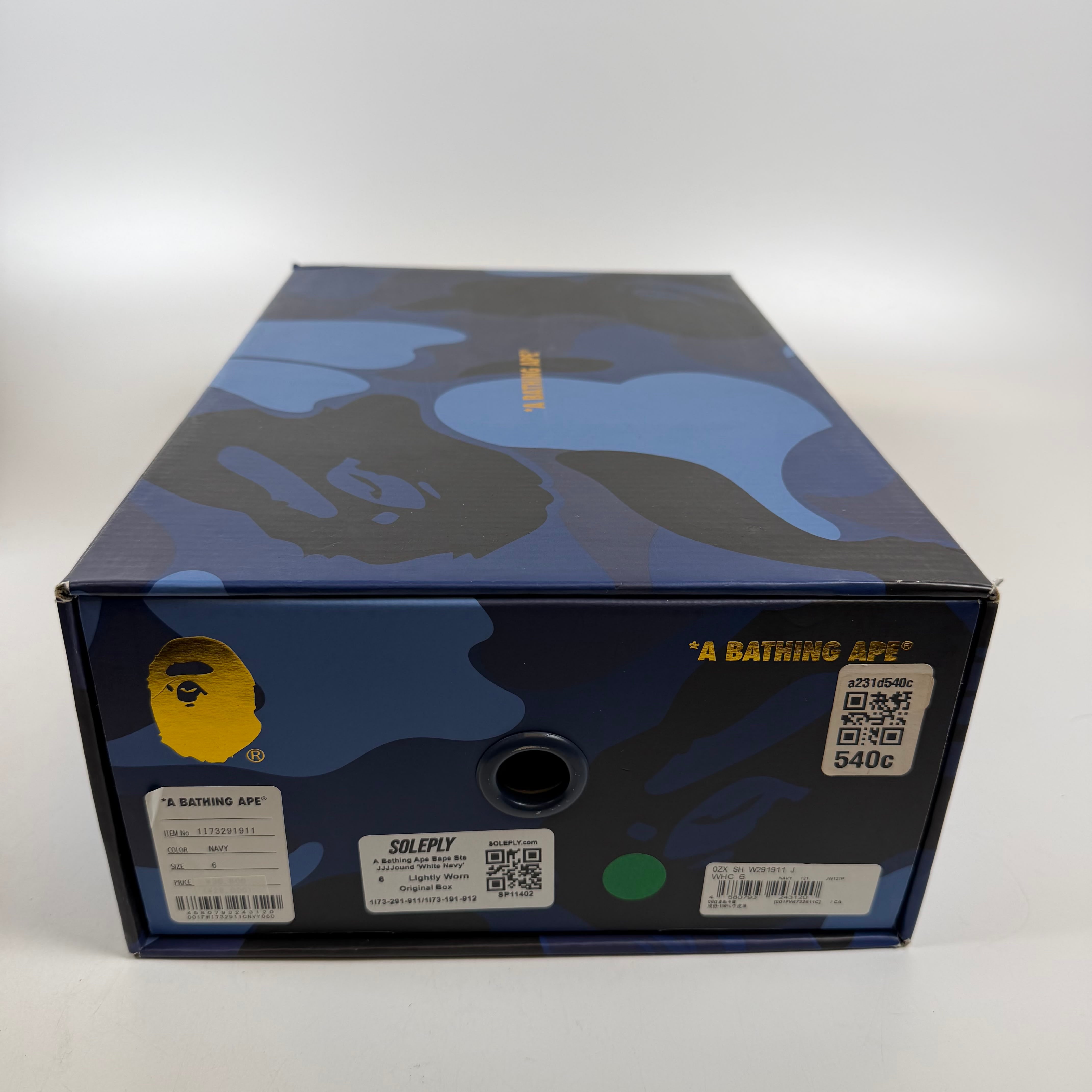 SP11402 A Bathing Ape Bape Sta JJJJound 'White Navy'