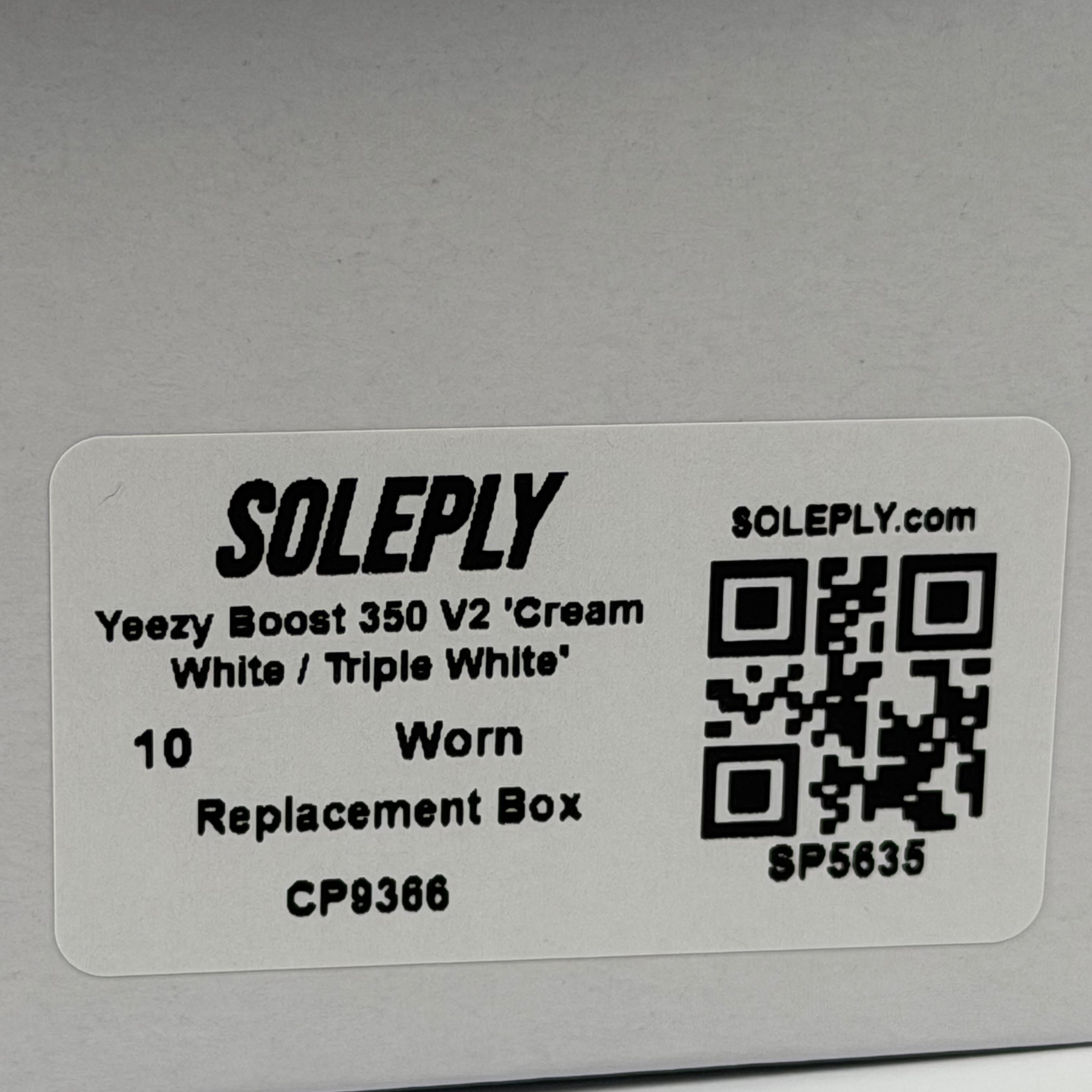 SP5635 Yeezy Boost 350 V2 'Cream White / Triple White'