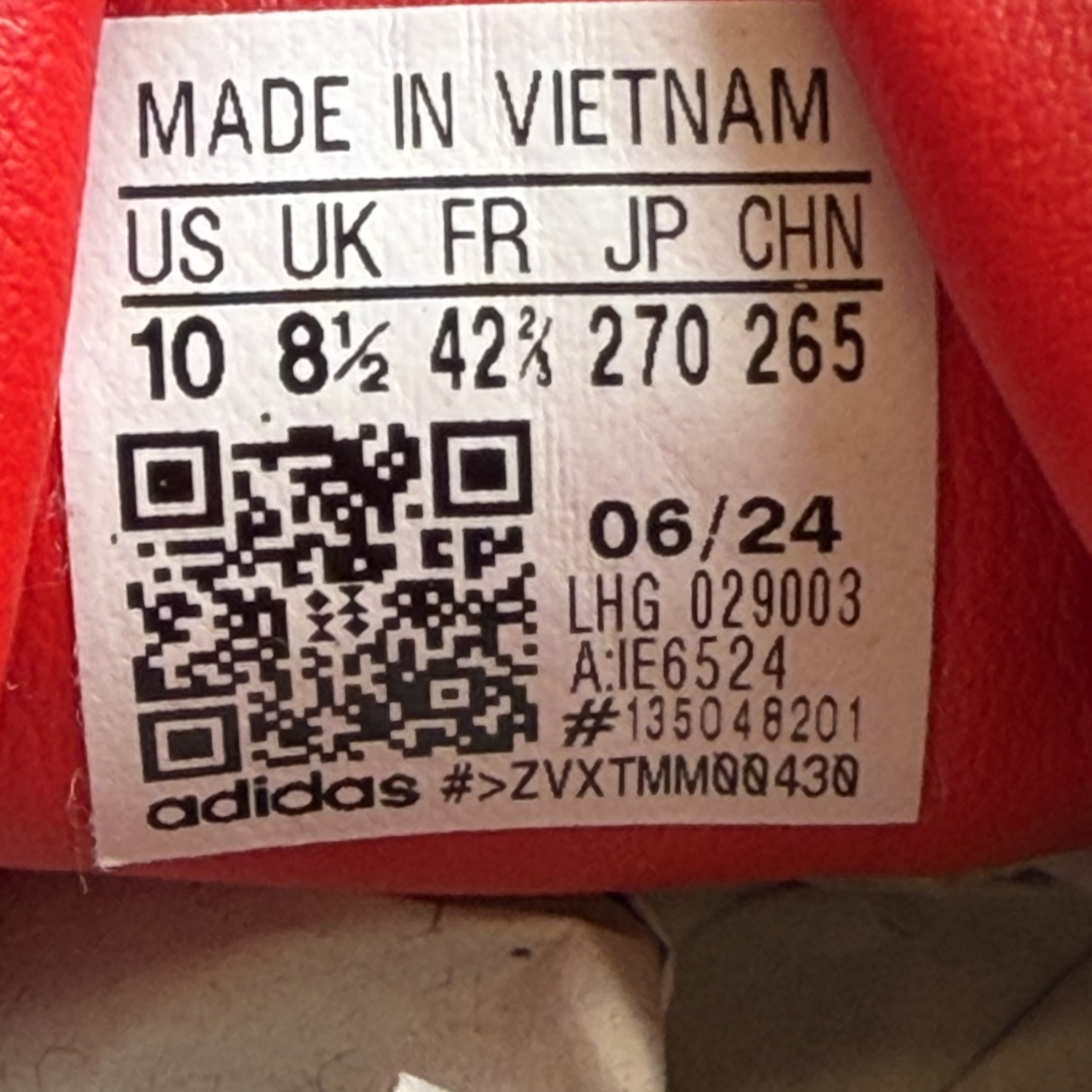 SP6380 adidas Samba OG Better Scarlet (Women's)