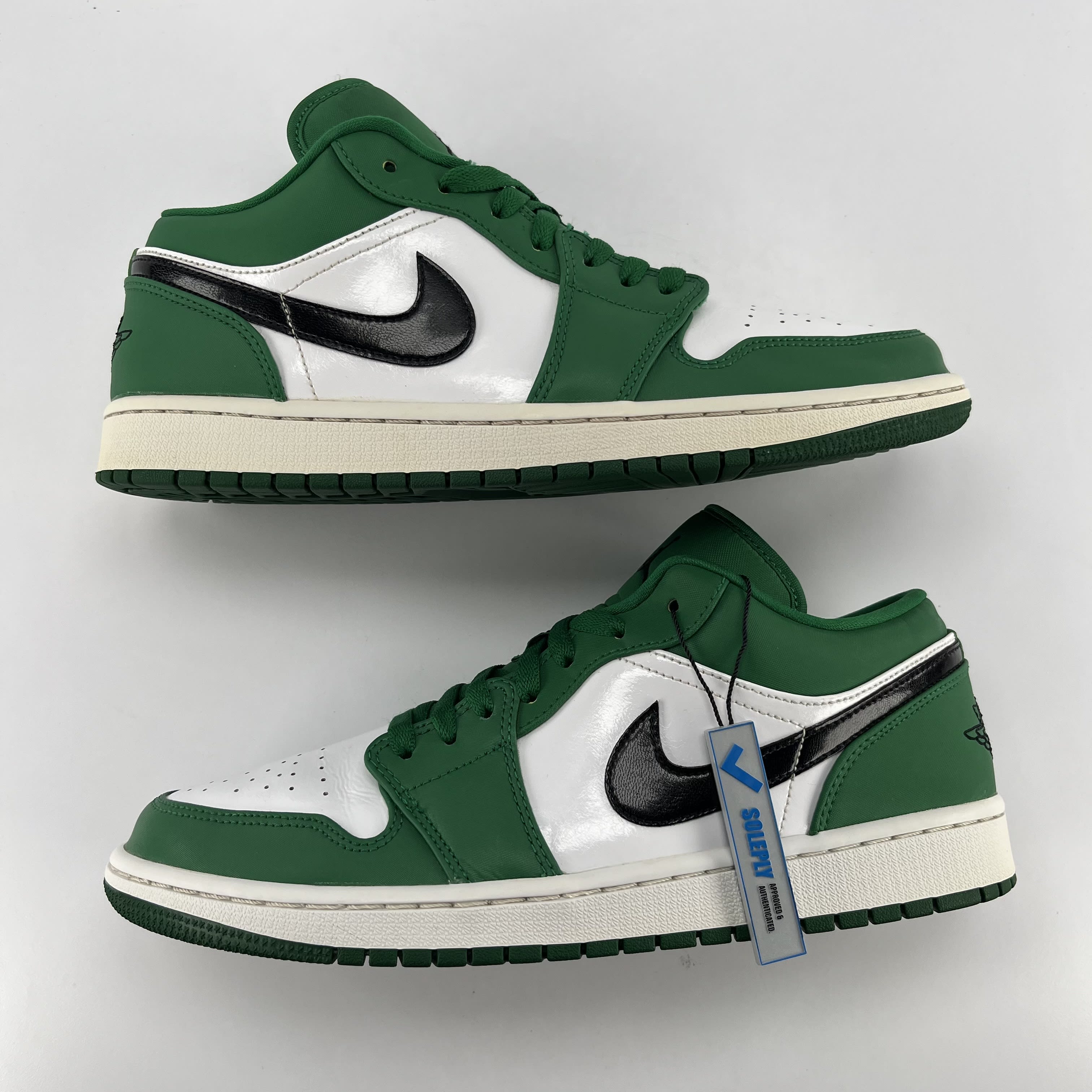 632613 Jordan 1 Low Pine Green