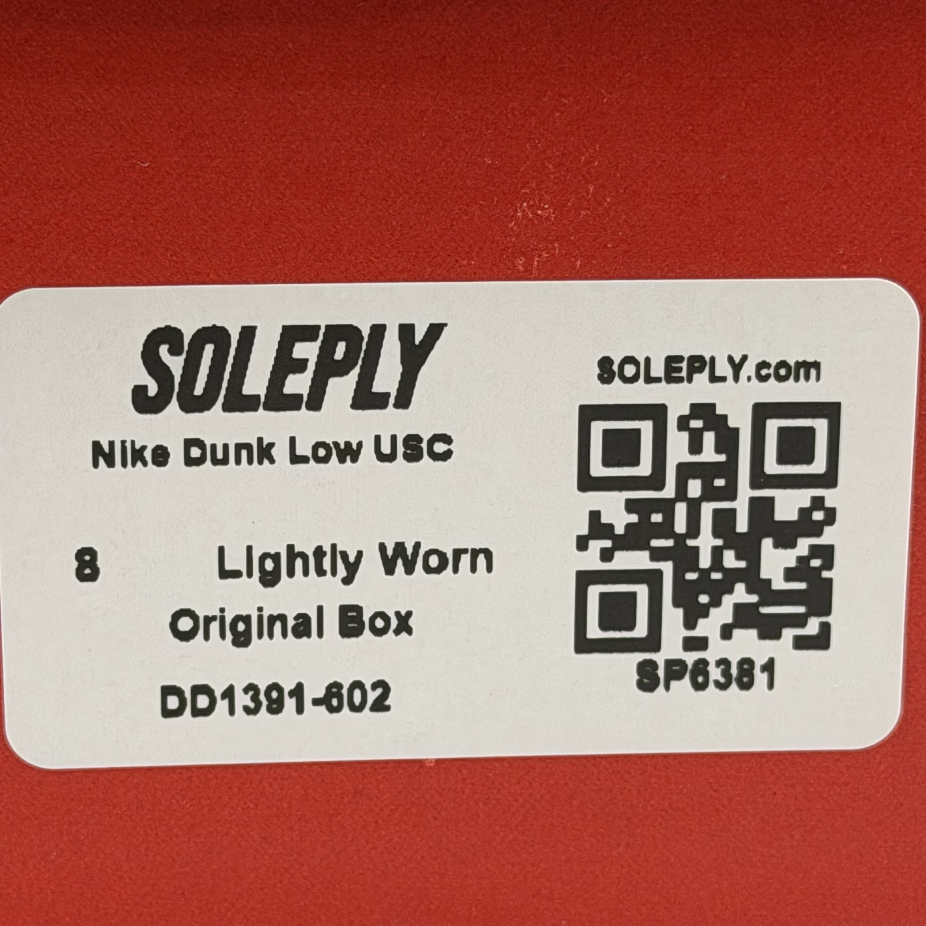 SP6381 Nike Dunk Low USC