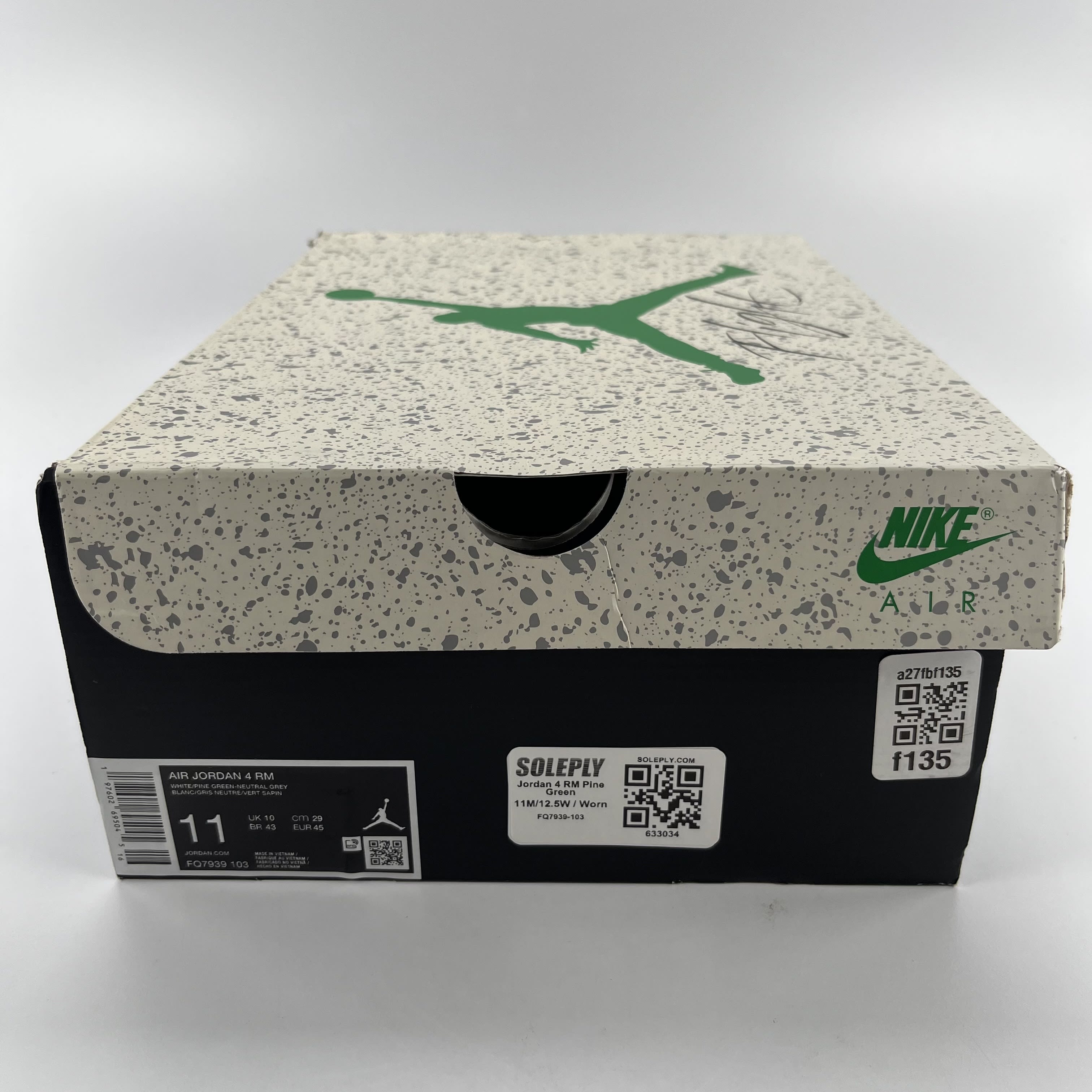 633034 Jordan 4 RM Pine Green