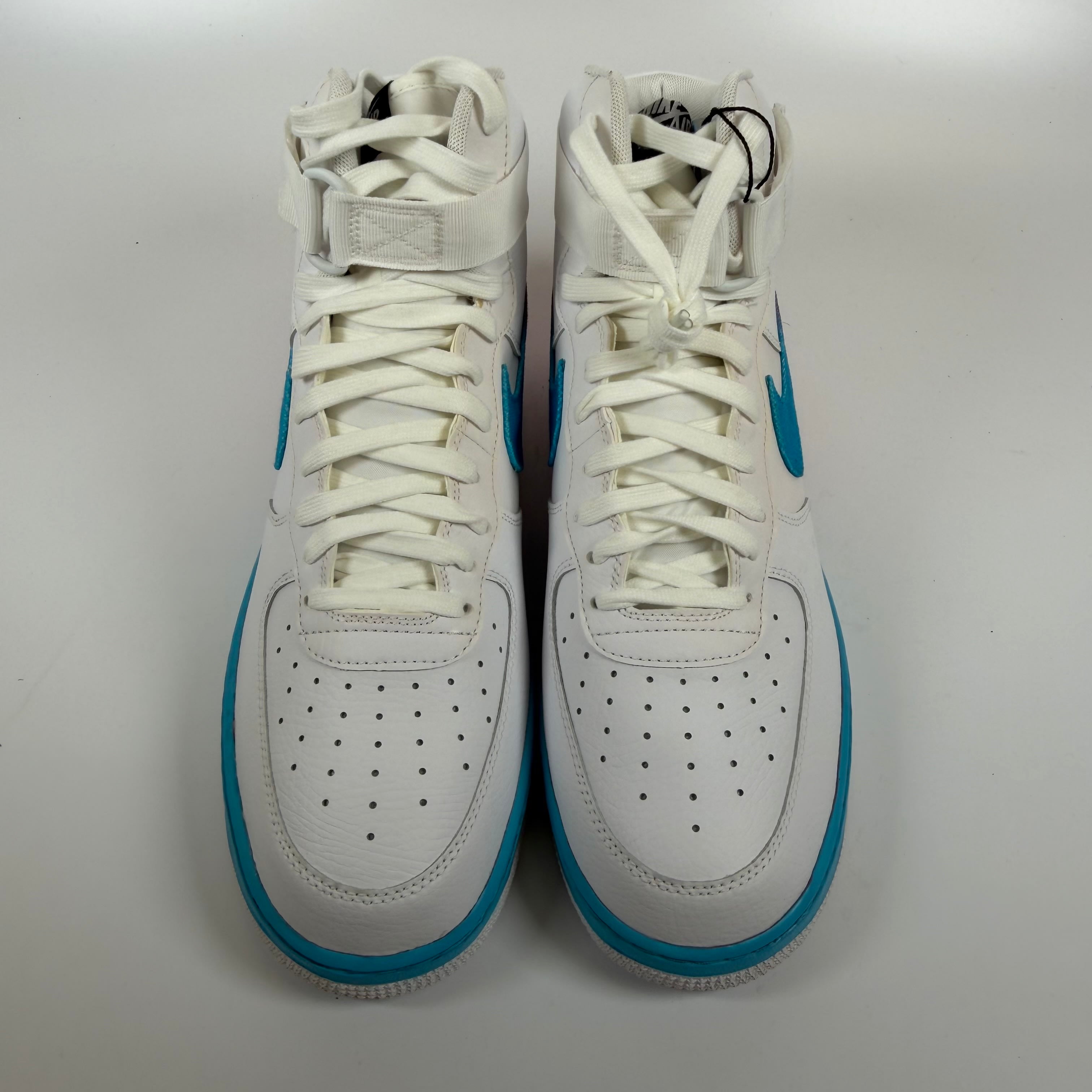 SP9488 Nike Air Force 1 High Gradient White Blue Fury Ember Glow