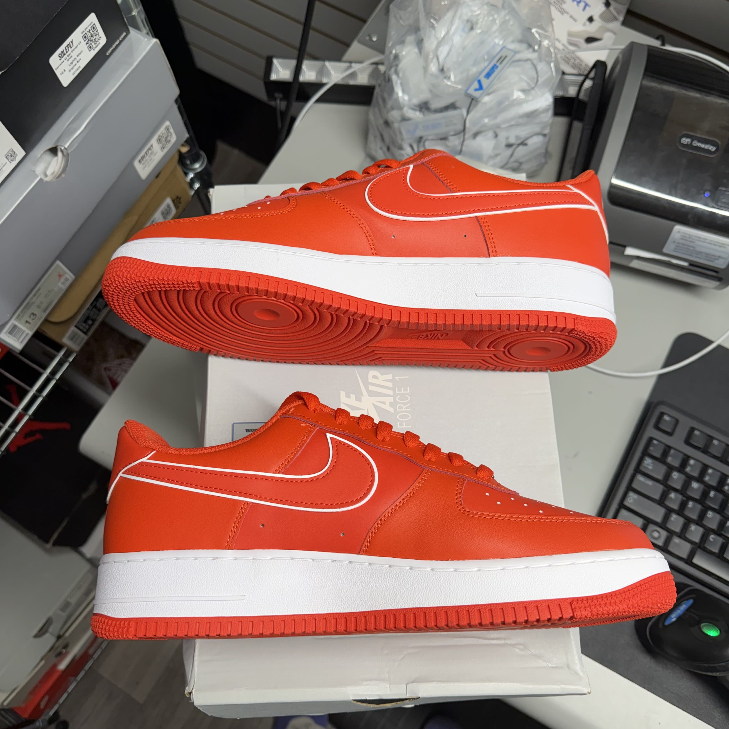 SP7975 Nike Air Force 1 Low 07 Picante Red White