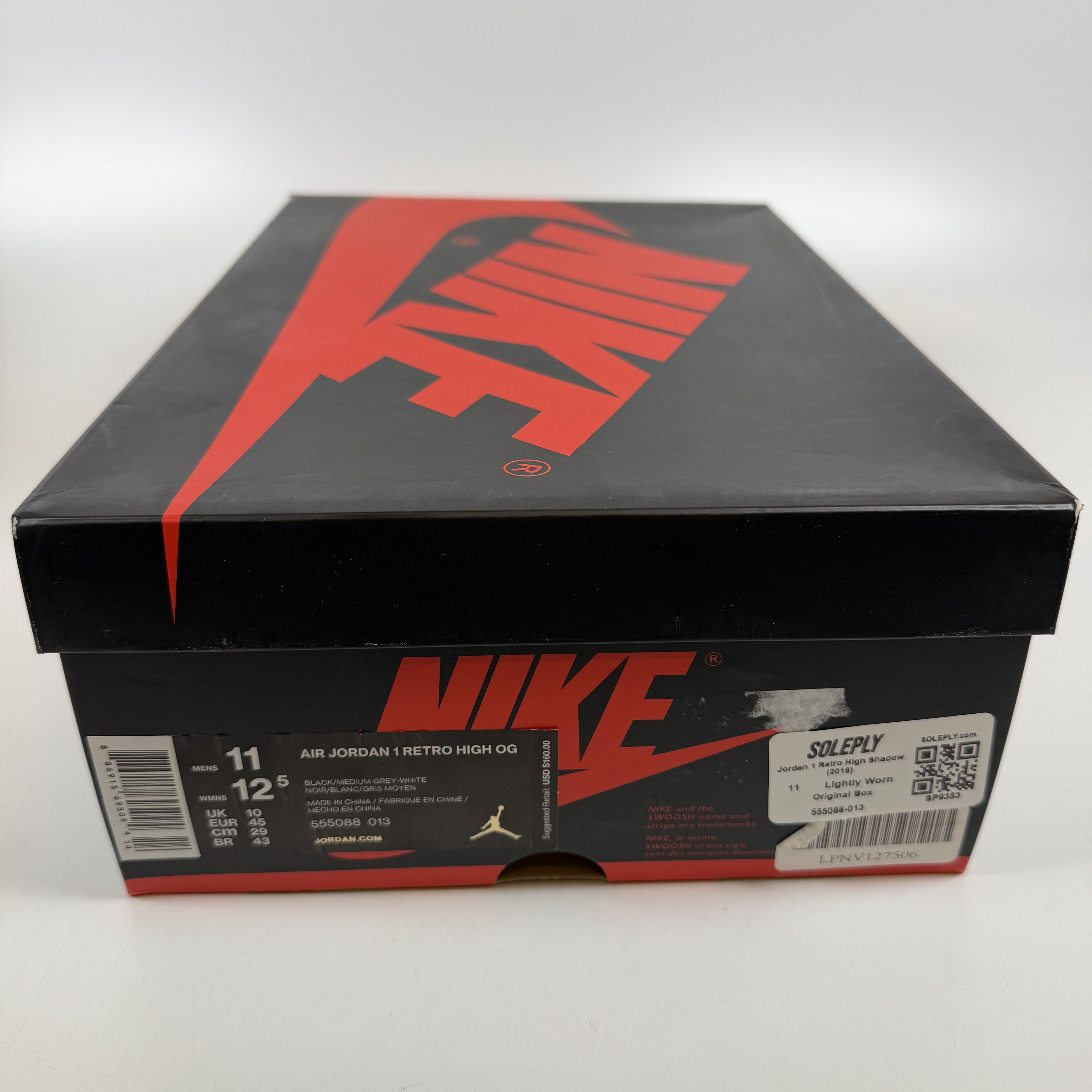 SP9353 Jordan 1 Retro High Shadow (2018)