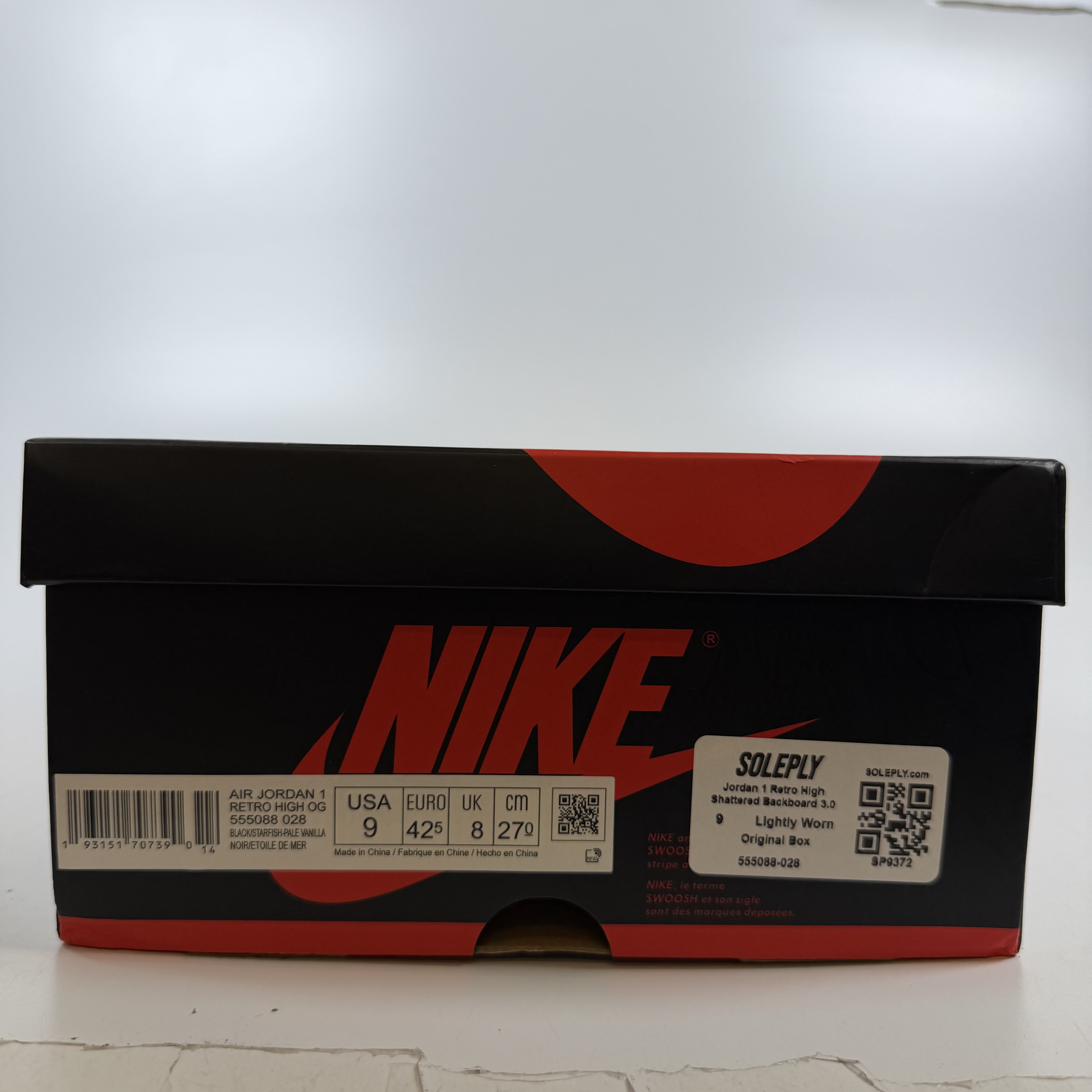 SP9372 Jordan 1 Retro High Shattered Backboard 3.0