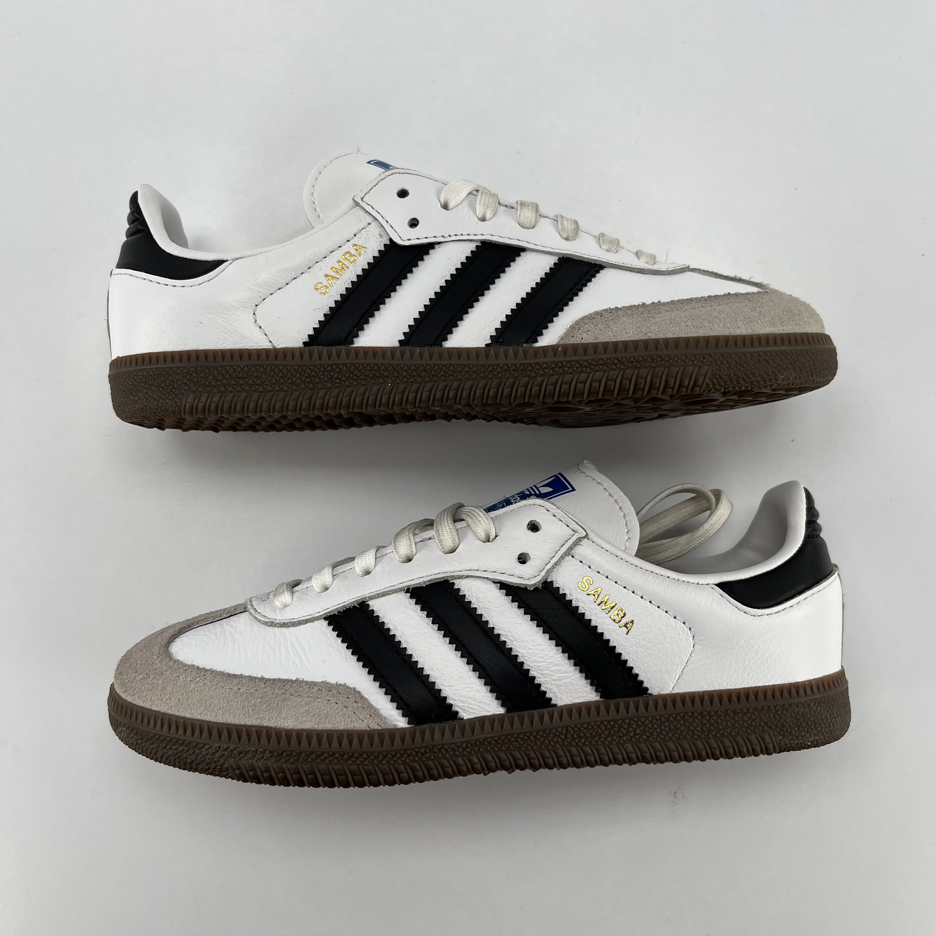 644653 adidas Samba OG Cloud White Core Black Gum (PS)