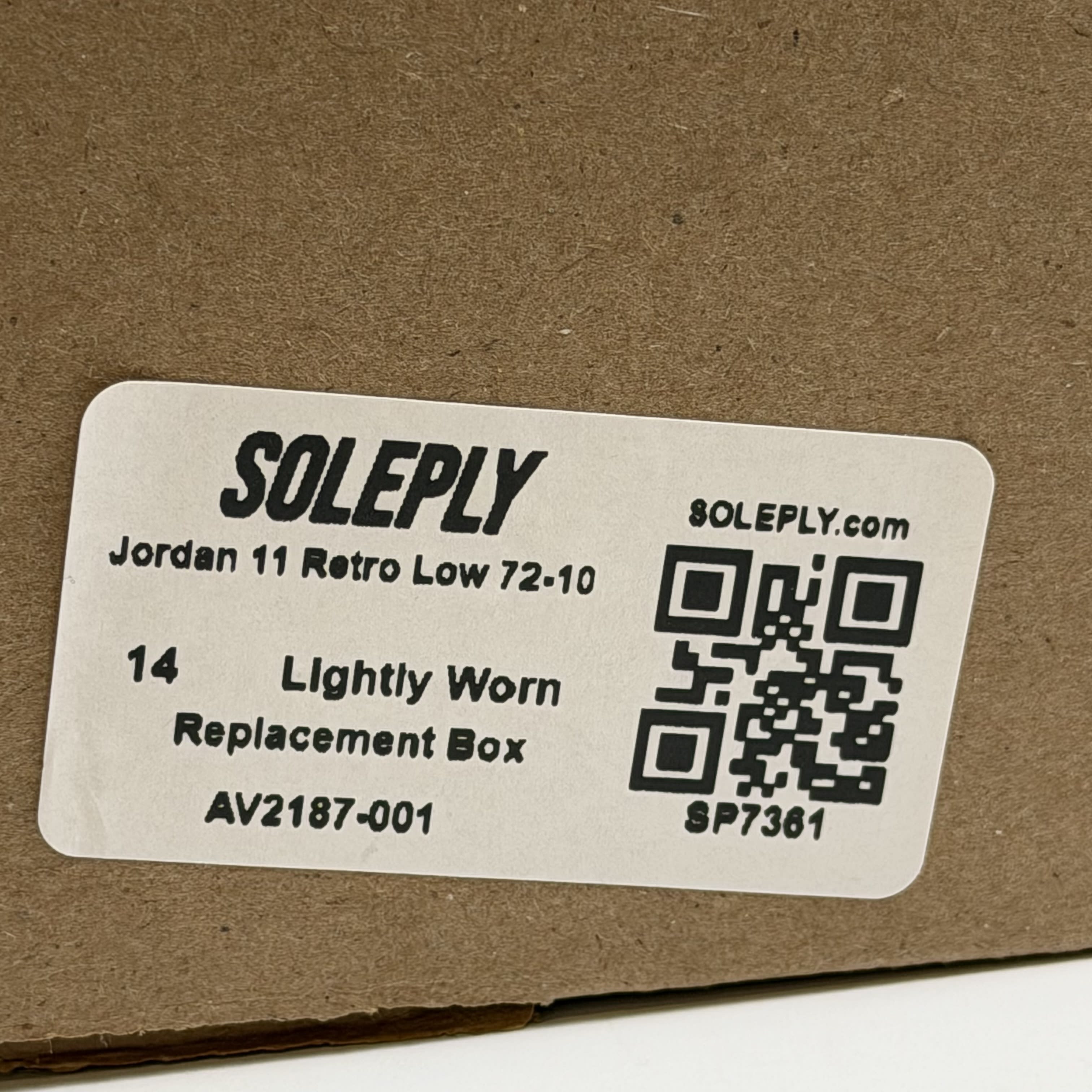 SP7361 Jordan 11 Retro Low 72-10